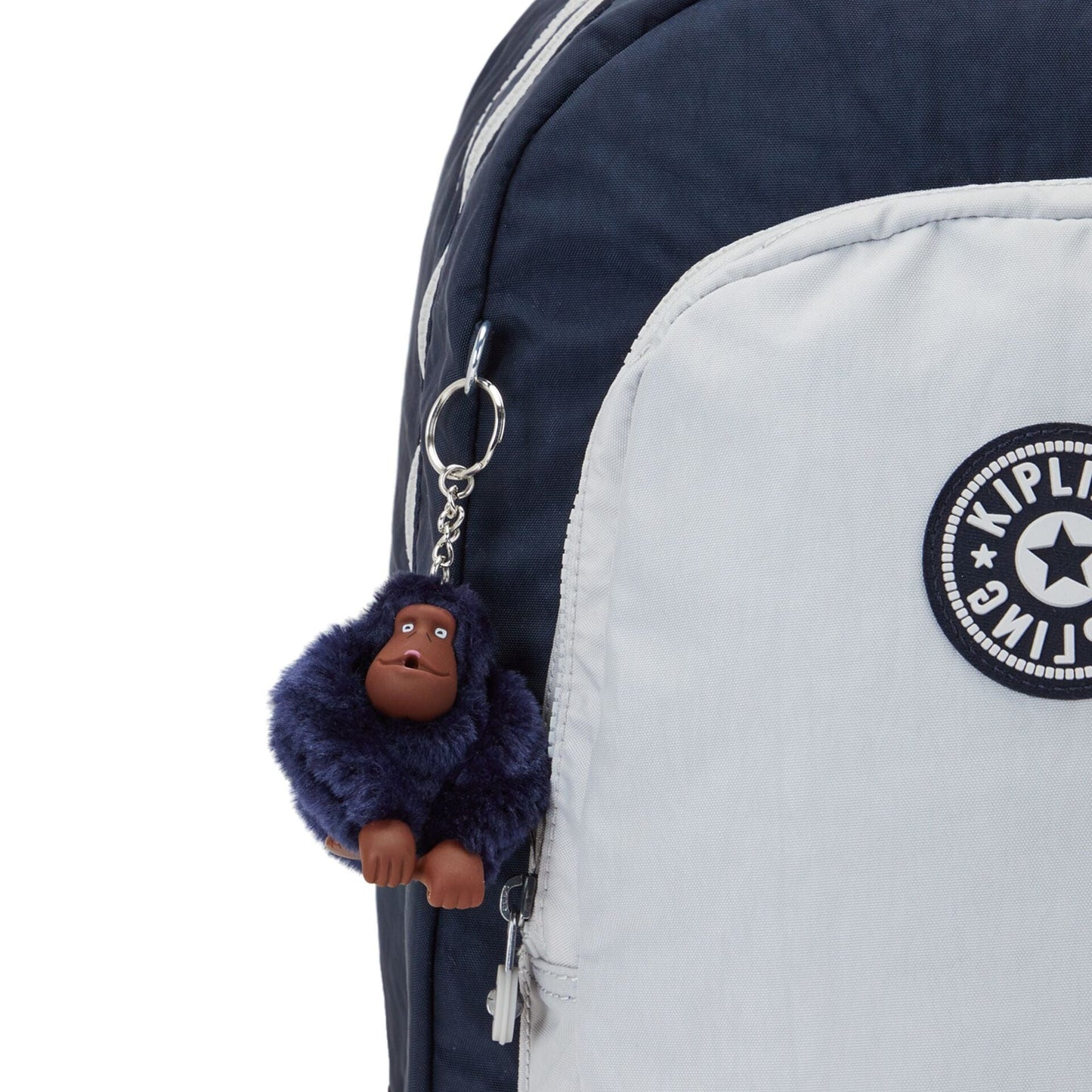Kipling Class Room True Blue Grey Large Backpack C2I4053-U84