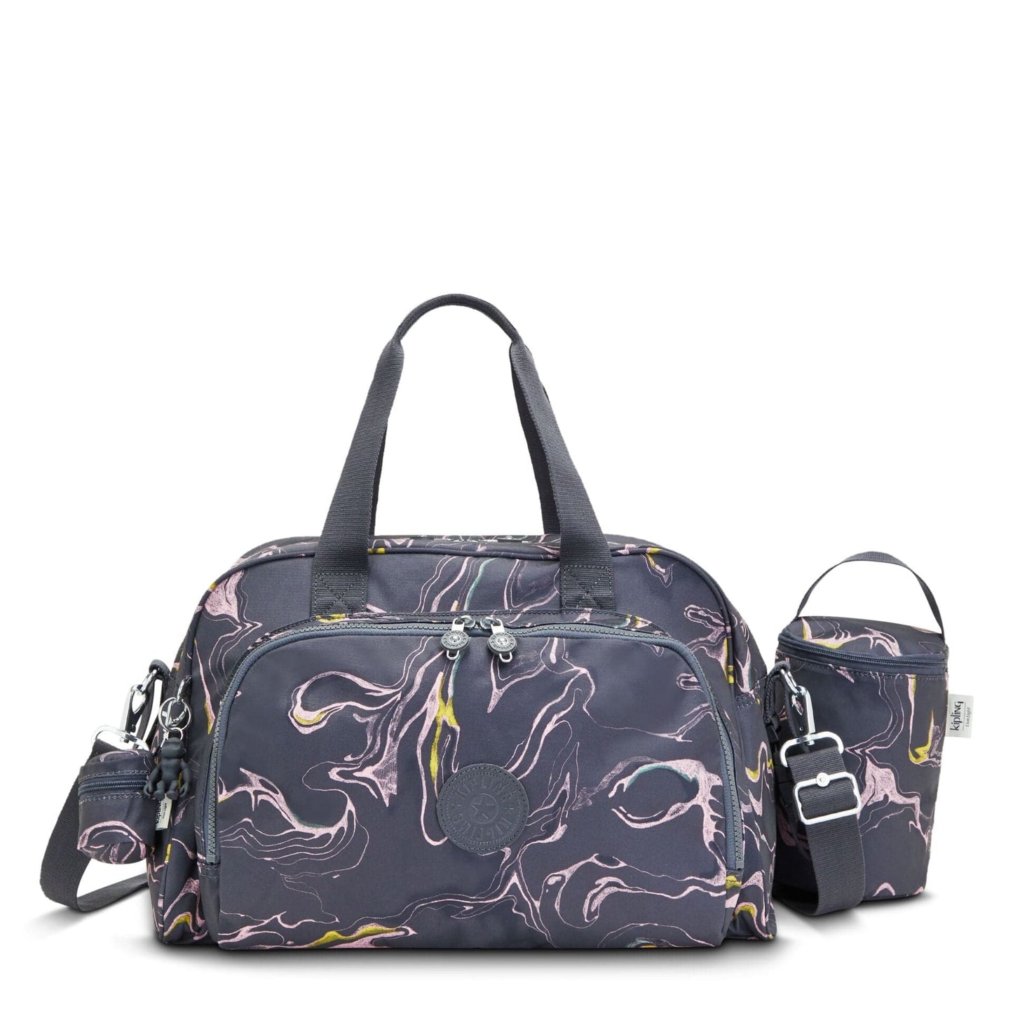 KIPLING-Camama-Large babybag (with changing mat)-Soft Marble-I4068-TV7