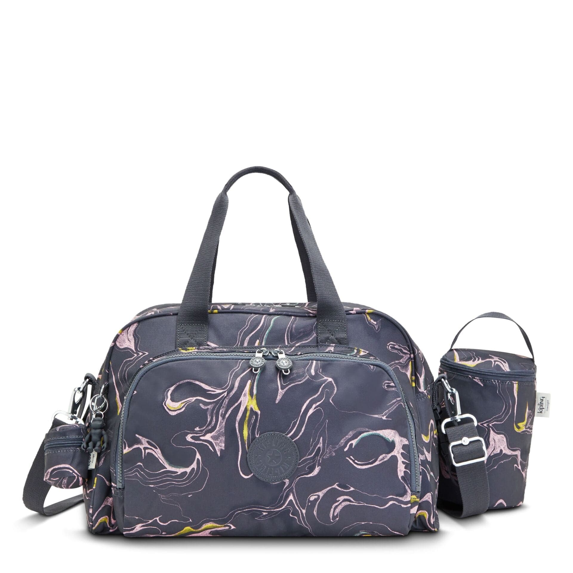 KIPLING-Camama-Large babybag (with changing mat)-Soft Marble-I4068-TV7