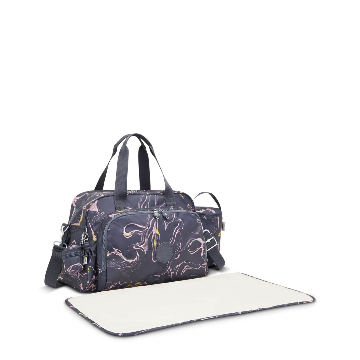 KIPLING-Camama-Large babybag (with changing mat)-Soft Marble-I4068-TV7