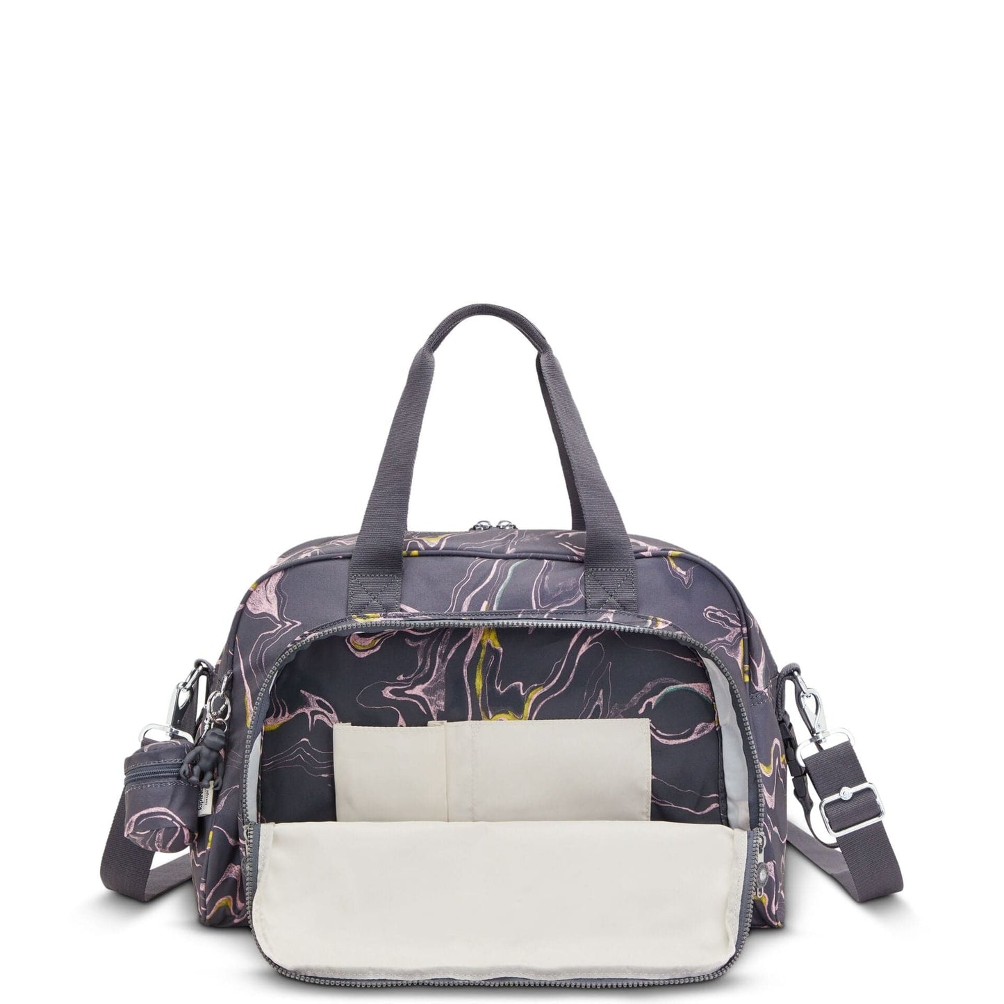 KIPLING-Camama-Large babybag (with changing mat)-Soft Marble-I4068-TV7