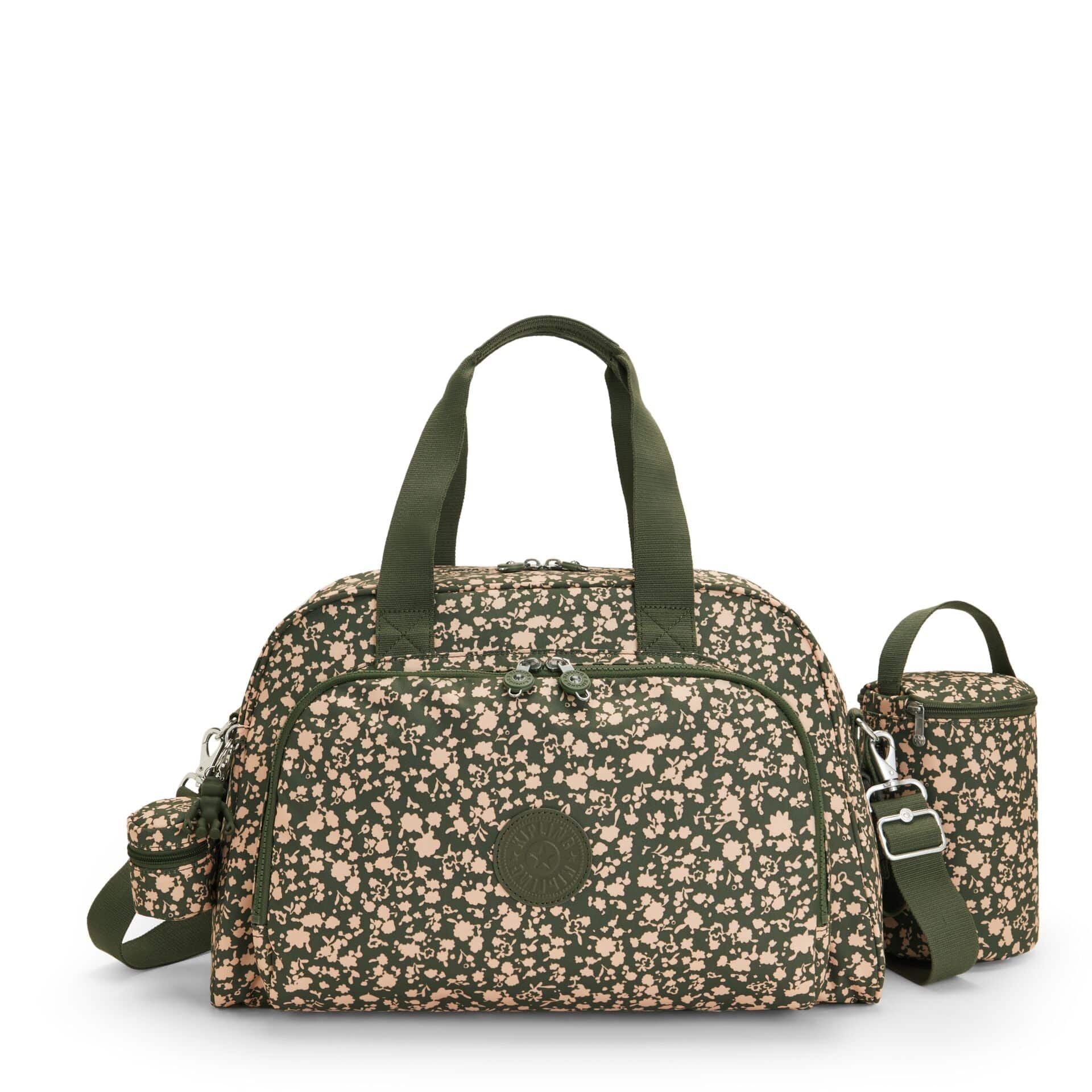 KIPLING-Camama-Large babybag (with changing mat)-Fresh Floral-I4068-Z80