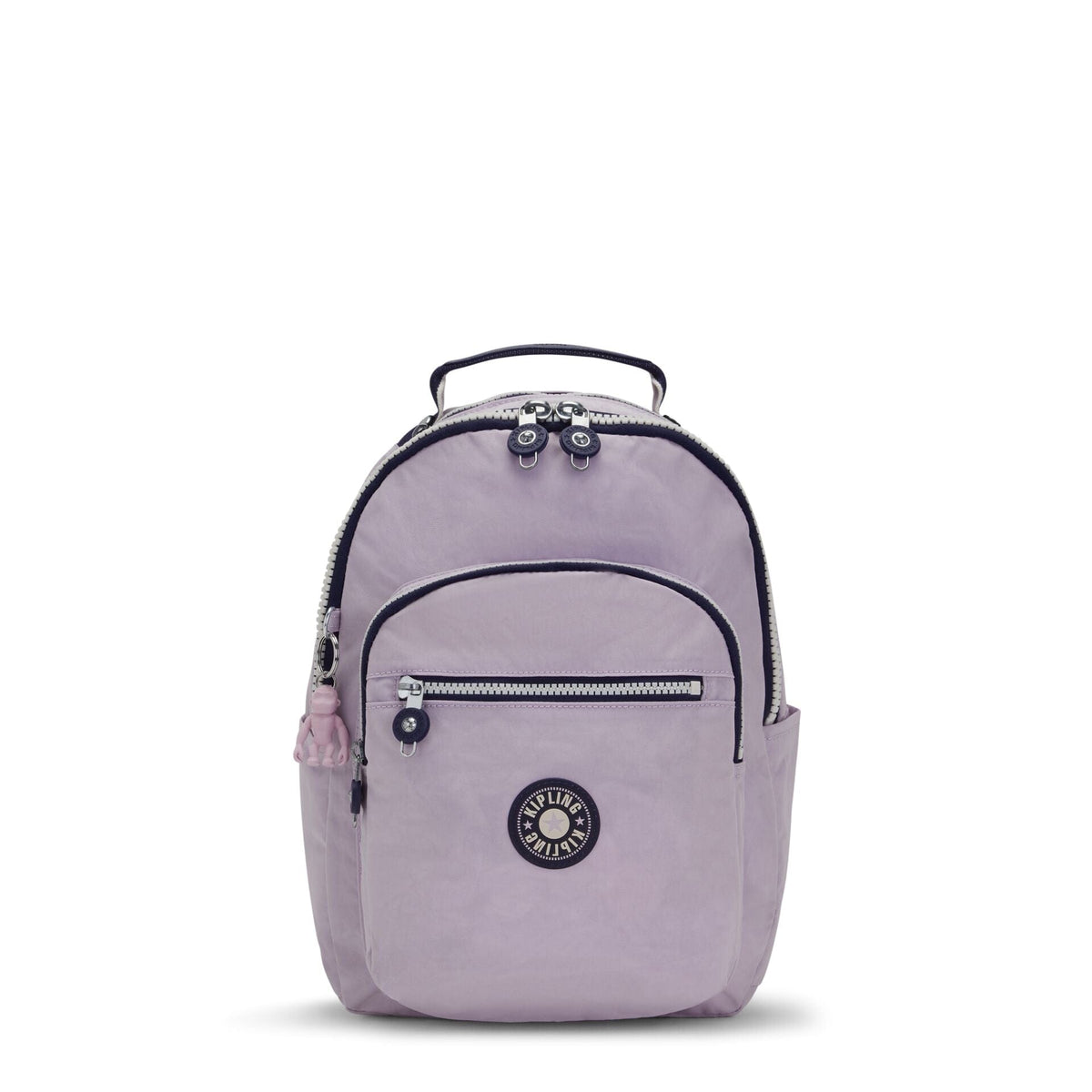 KIPLING-Seoul S-Small Backpack (With Laptop Protection)-Gentle Lilac Bl-I4082-Z08