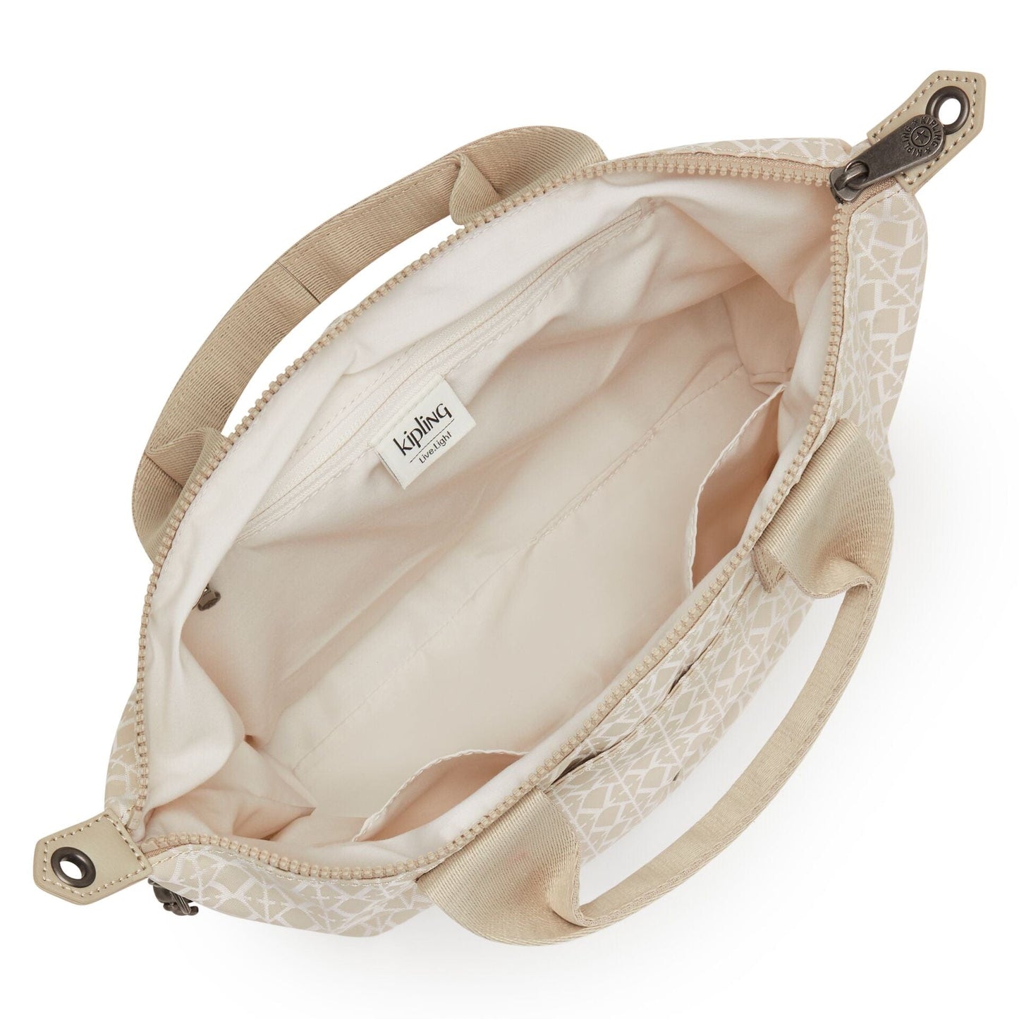 KIPLING-KALA MINI-Small tote-Signature Beige-I4148-R63