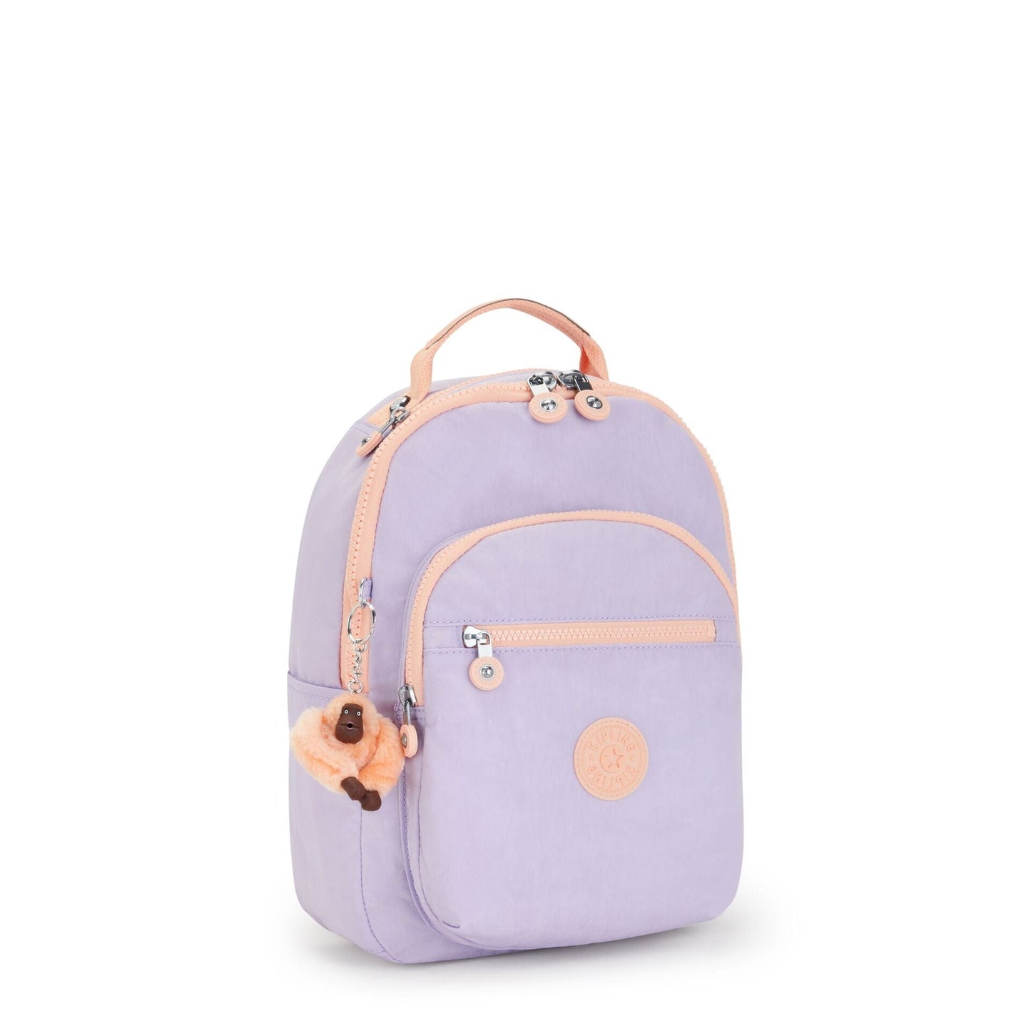 Kipling-Seoul S-Small Backpack With Tablet Protection-Endless Lila Combo-I4345-1Pu