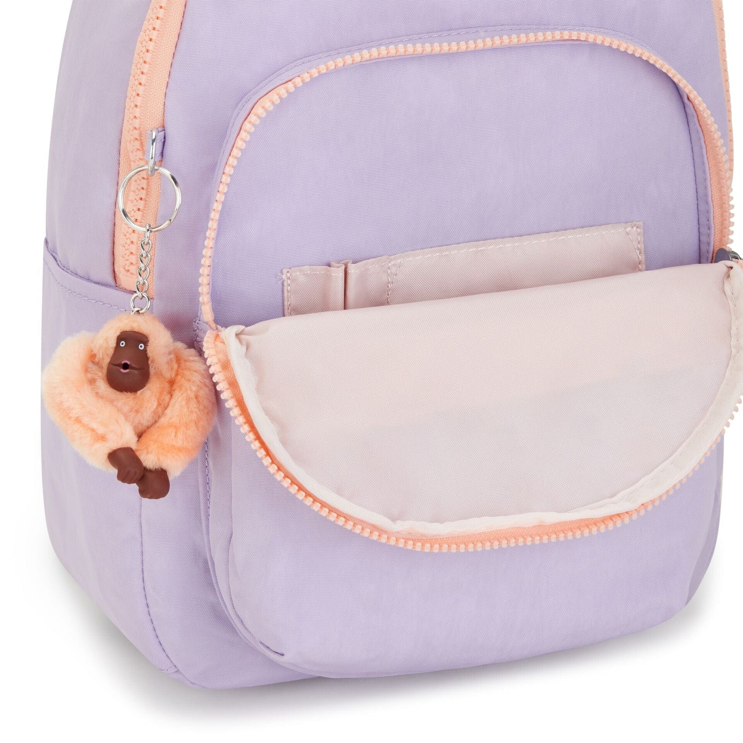 Kipling-Seoul S-Small Backpack With Tablet Protection-Endless Lila Combo-I4345-1Pu