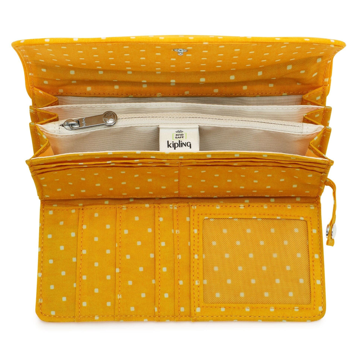 KIPLING-MONEY LAND-Large wallet-Soft Dot Yellow-I4437-M67