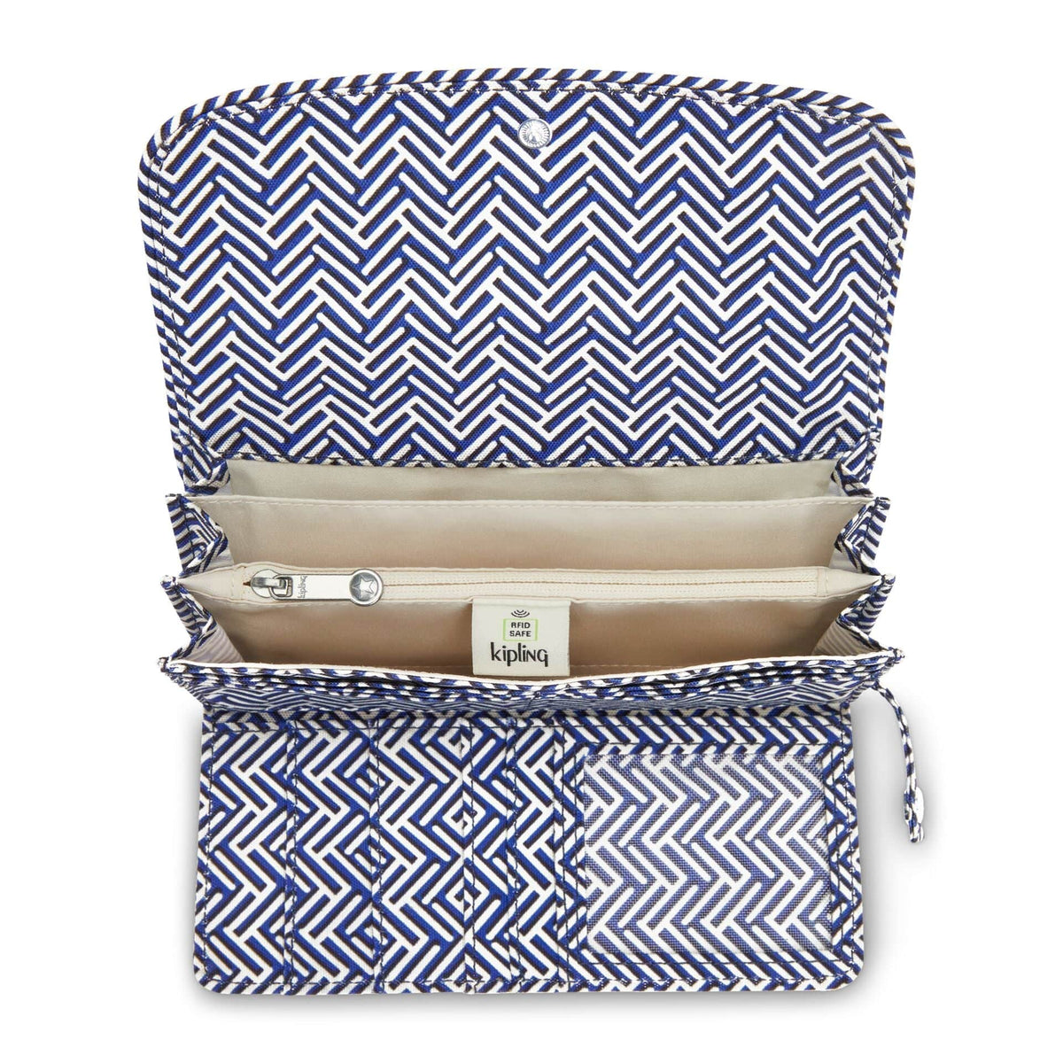 KIPLING-Money Land-Large wallet-Urban Chevron-I4437-V44