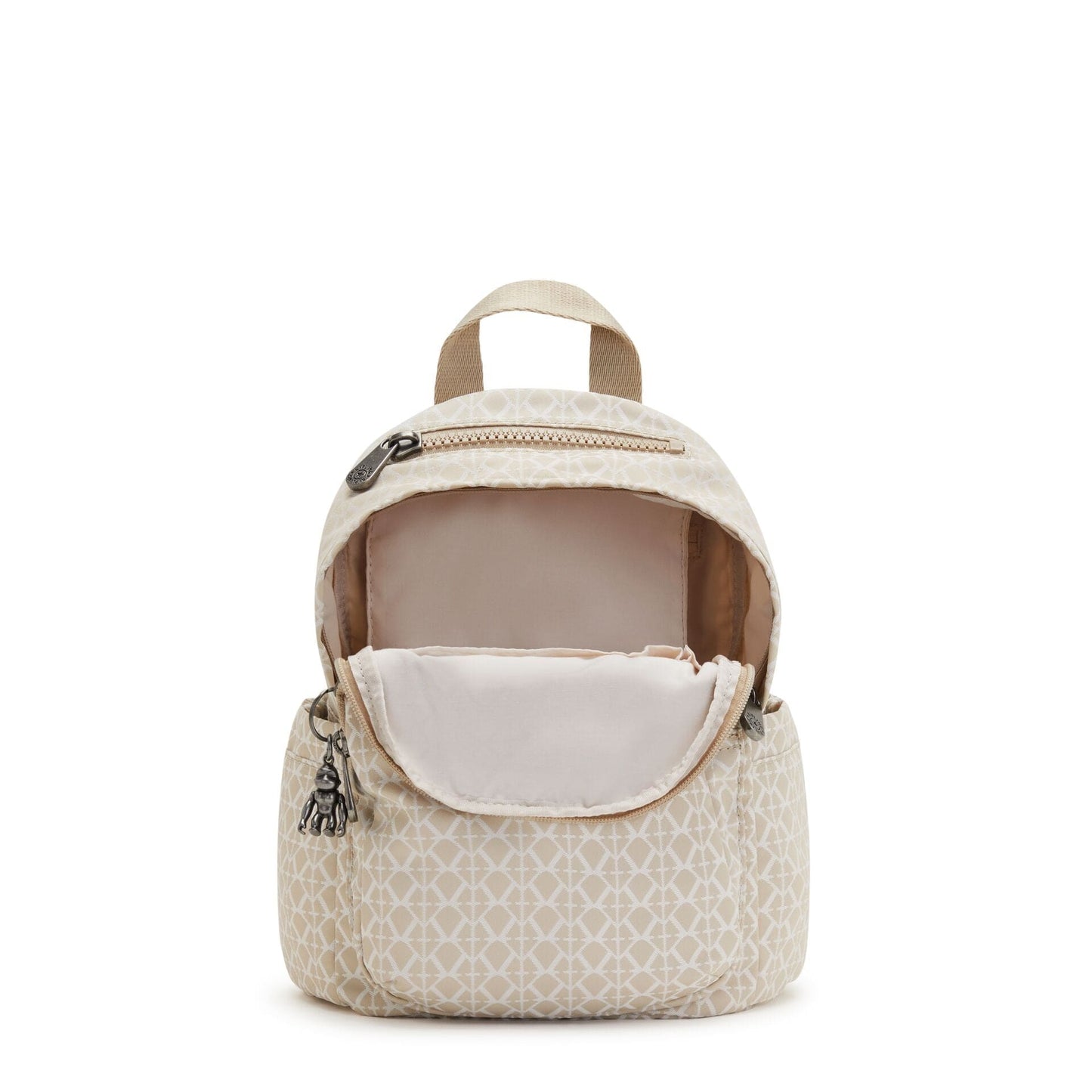 KIPLING-DELIA MINI-Small Backpack-Signature Beige-I4563-R63