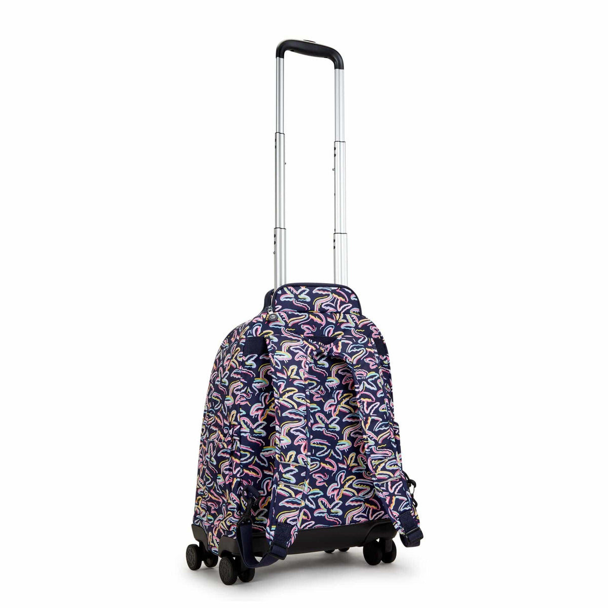 Kipling-New Zea-Large Wheeled Backpack (With Laptop Protection)-Palm Fiesta Print-I4674-3Mc