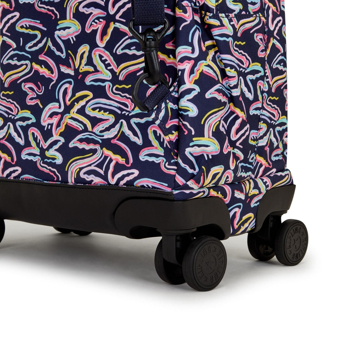 Kipling-New Zea-Large Wheeled Backpack (With Laptop Protection)-Palm Fiesta Print-I4674-3Mc