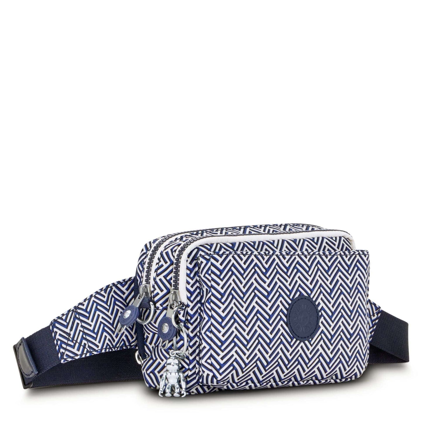 KIPLING-Abanu Multi-Small crossbody convertible to waistbag (with removable straps)-Urban Chevron-I4706-V44