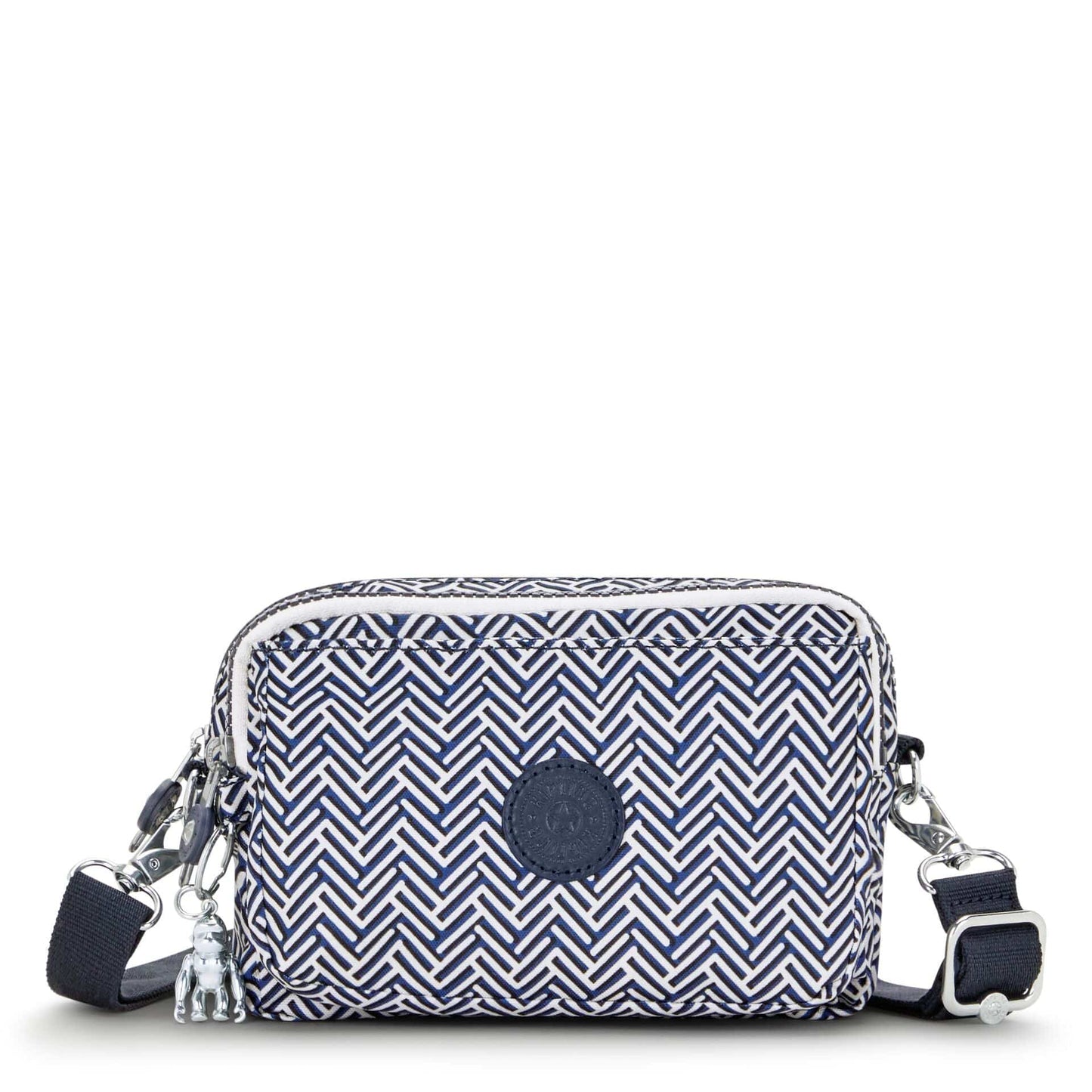 KIPLING-Abanu Multi-Small crossbody convertible to waistbag (with removable straps)-Urban Chevron-I4706-V44