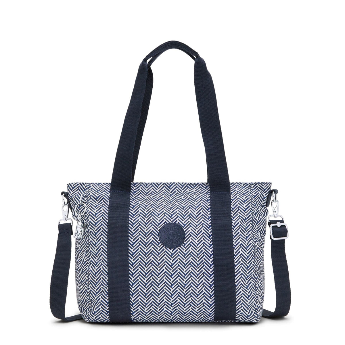 KIPLING-Asseni S-Small tote (with removable shoulderstrap)-Urban Chevron-I4707-V44