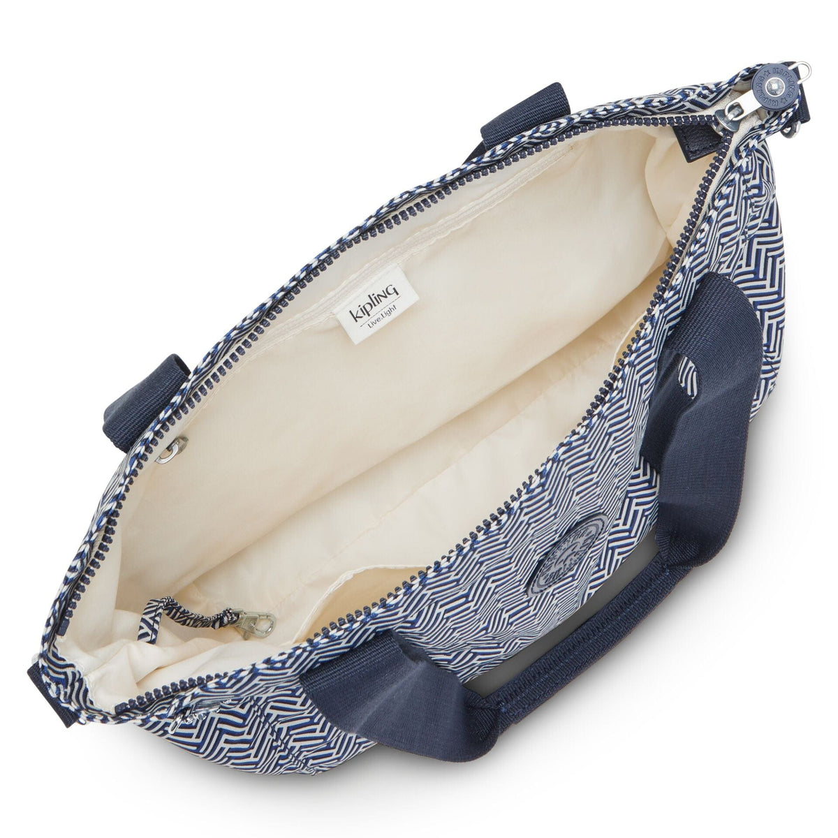 KIPLING-Asseni S-Small tote (with removable shoulderstrap)-Urban Chevron-I4707-V44