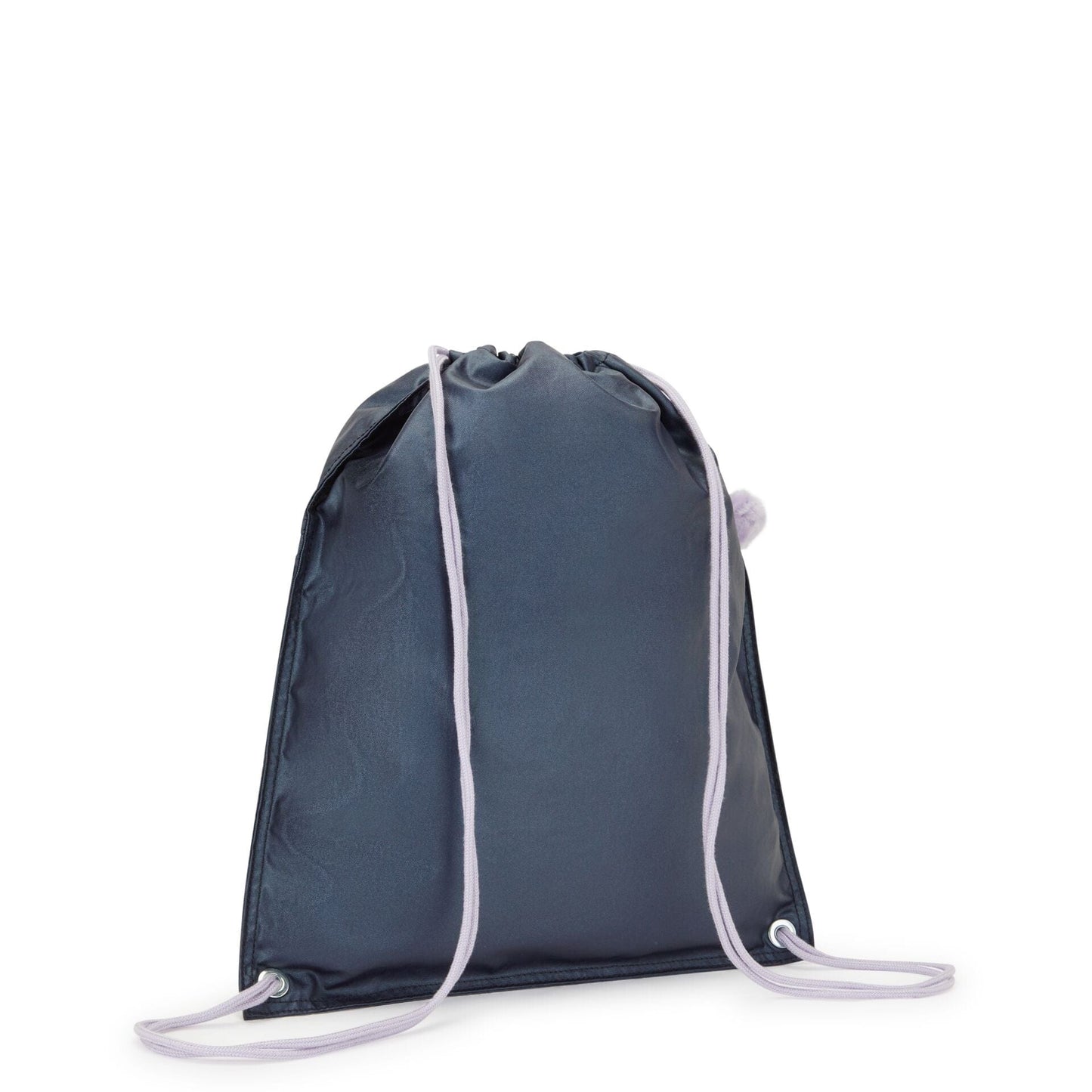 Kipling-Supertaboo-Medium Drawstring Bag-Admiral Bl Metallic-I4786-7Sp