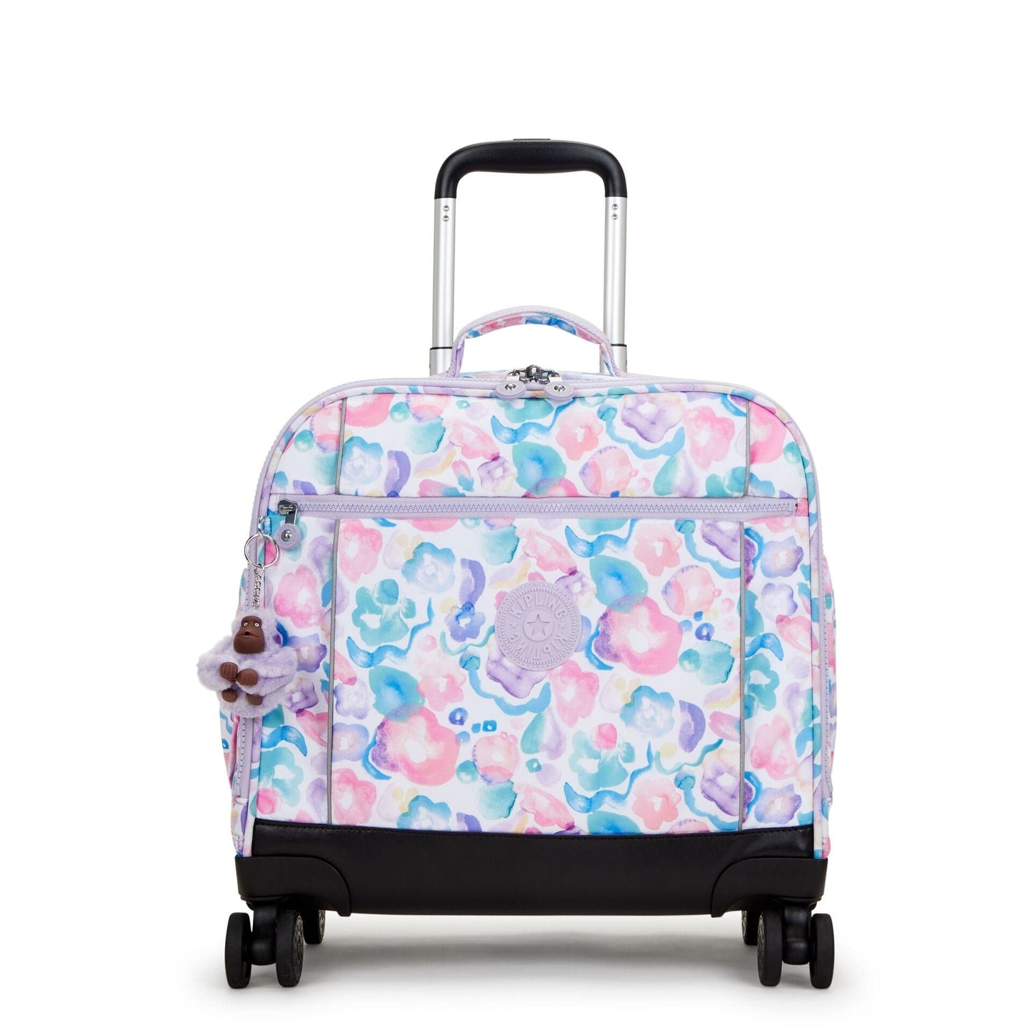 KIPLING-New Storia-Large wheeled bag-Aqua Flowers-I4847-2FW