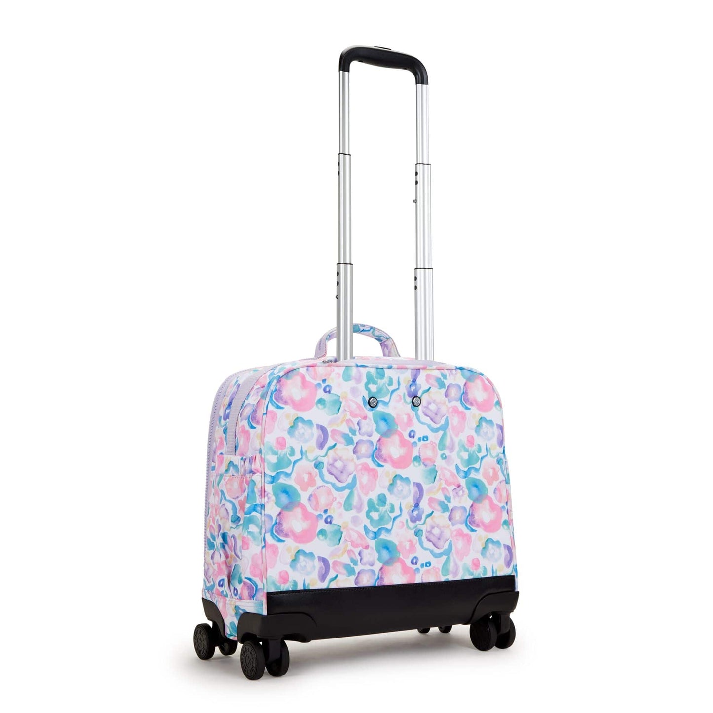 Kipling-New Storia-Large Wheeled Bag-Aqua Flowers-I4847-2Fw