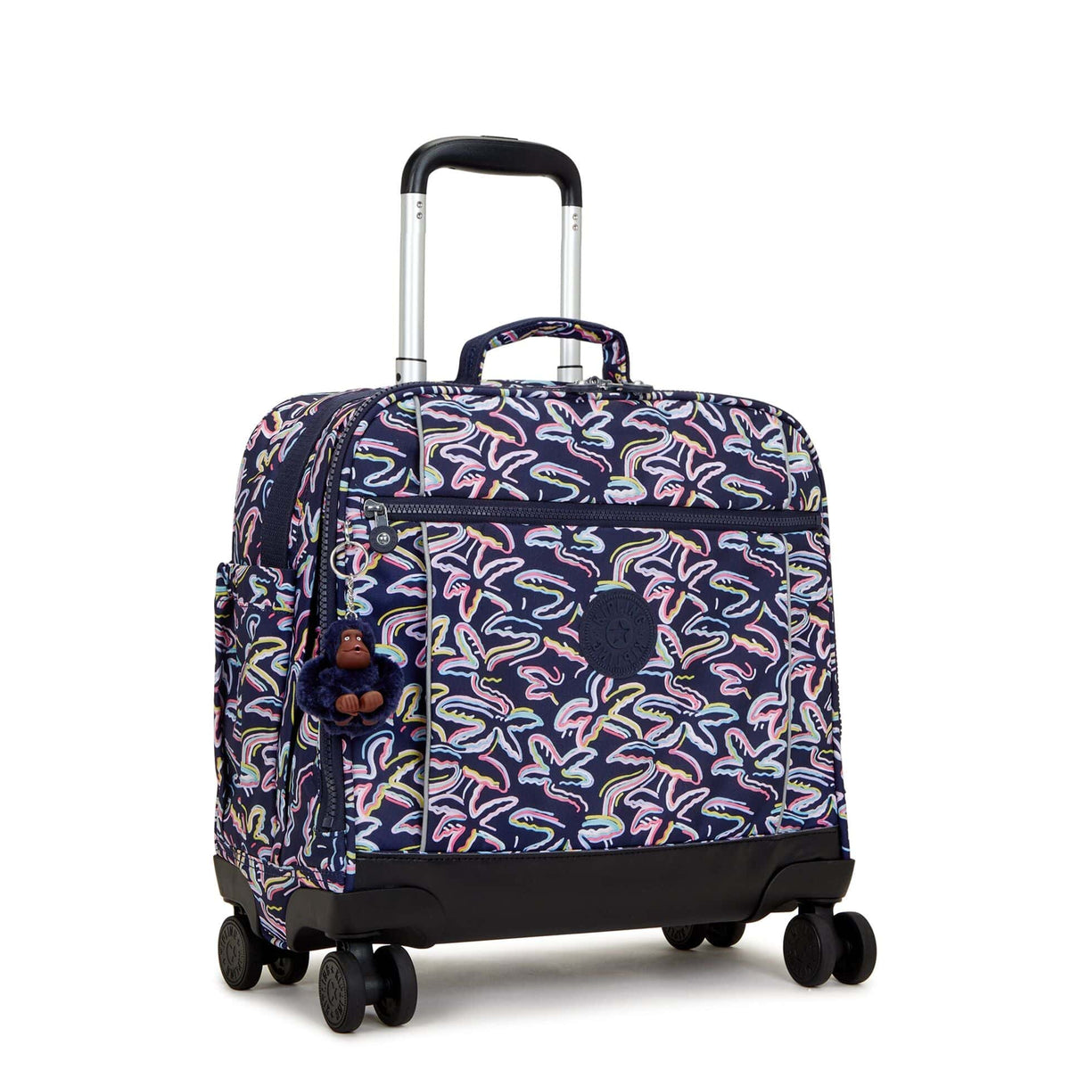 Kipling-New Storia-Large Wheeled Bag-Palm Fiesta Print-I4847-3Mc