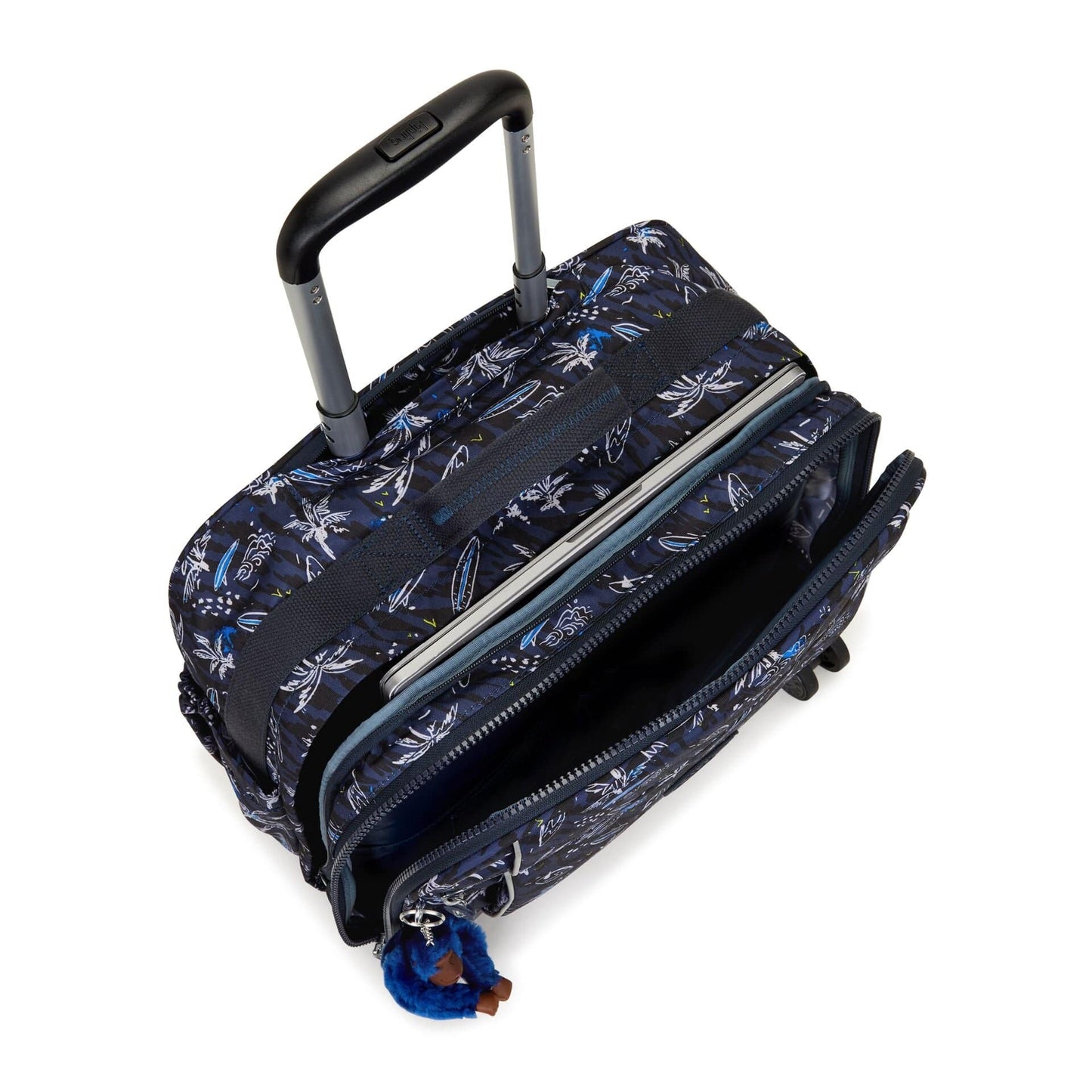 Kipling-New Storia-Large Wheeled Bag-Surf Sea Print-I4847-Y70