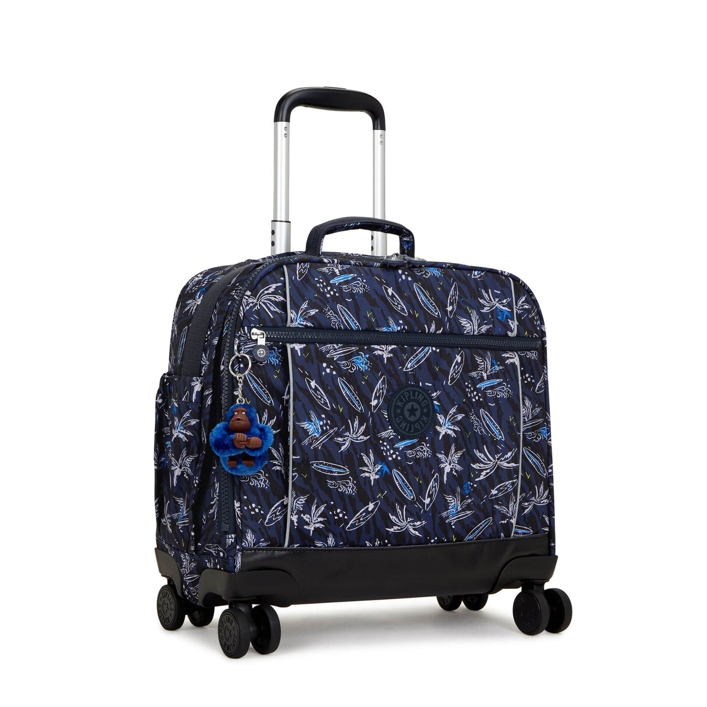 Kipling-New Storia-Large Wheeled Bag-Surf Sea Print-I4847-Y70
