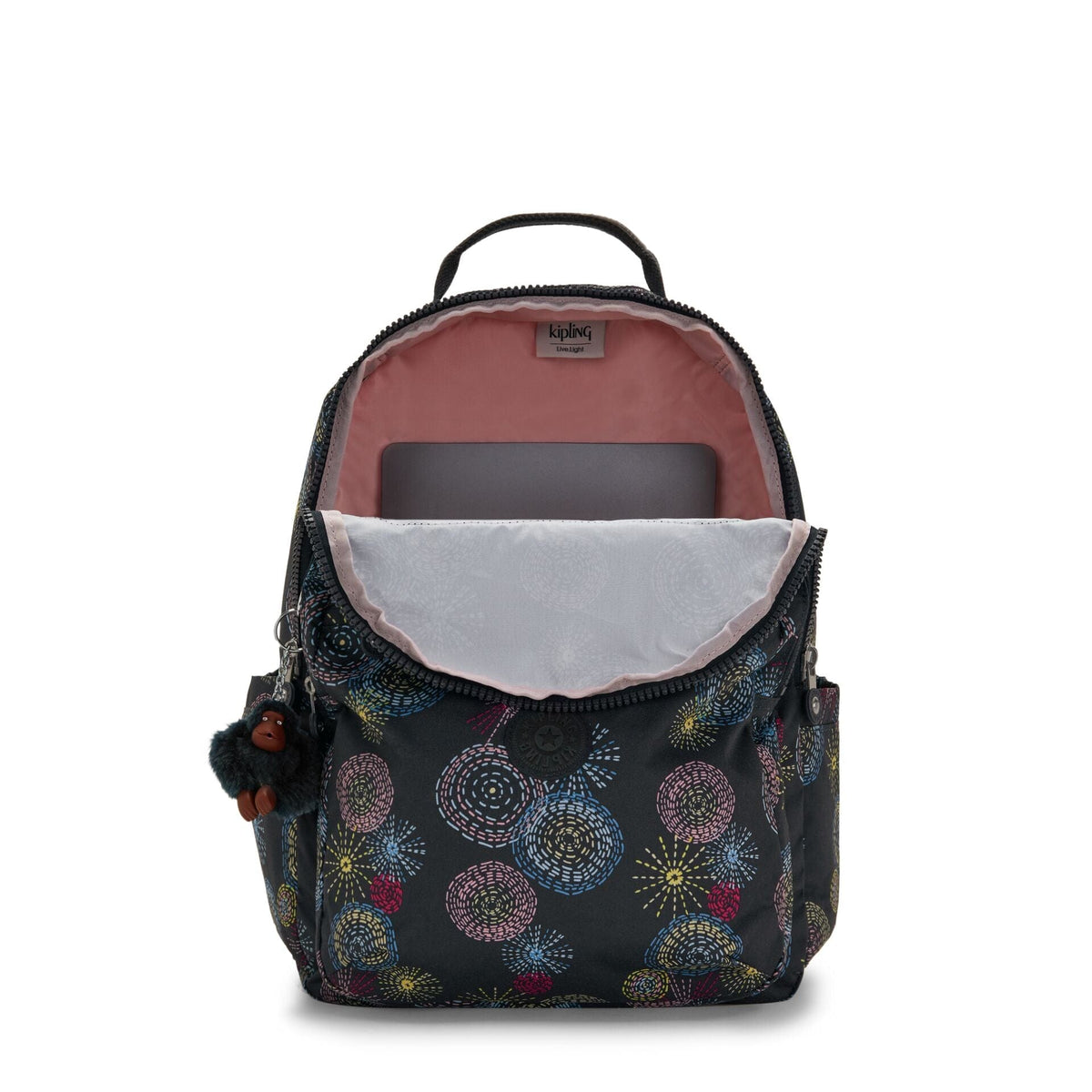KIPLING-SEOUL-LARGE BACKPACK-Homemade Stars-I4851-U24
