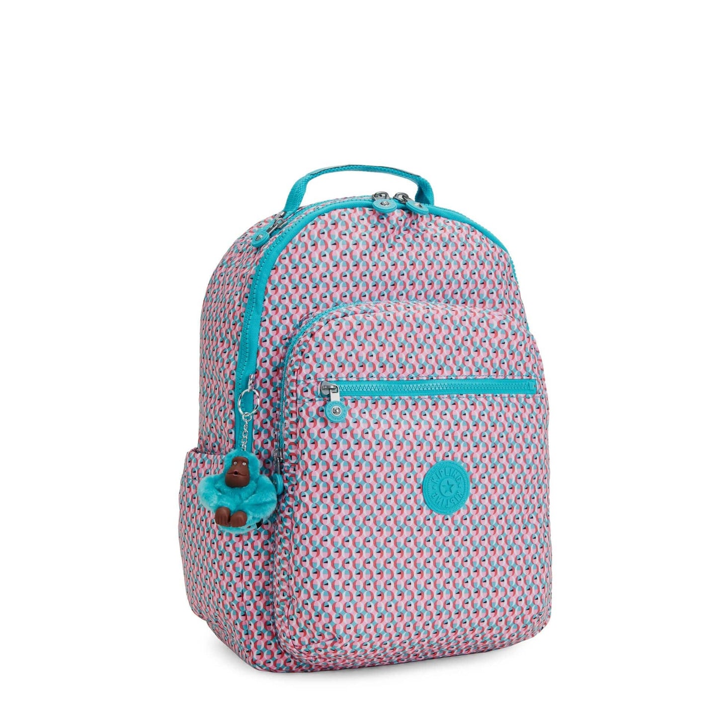 KIPLING-Seoul-LARGE BACKPACK-Poppy Geo-I4851-V64