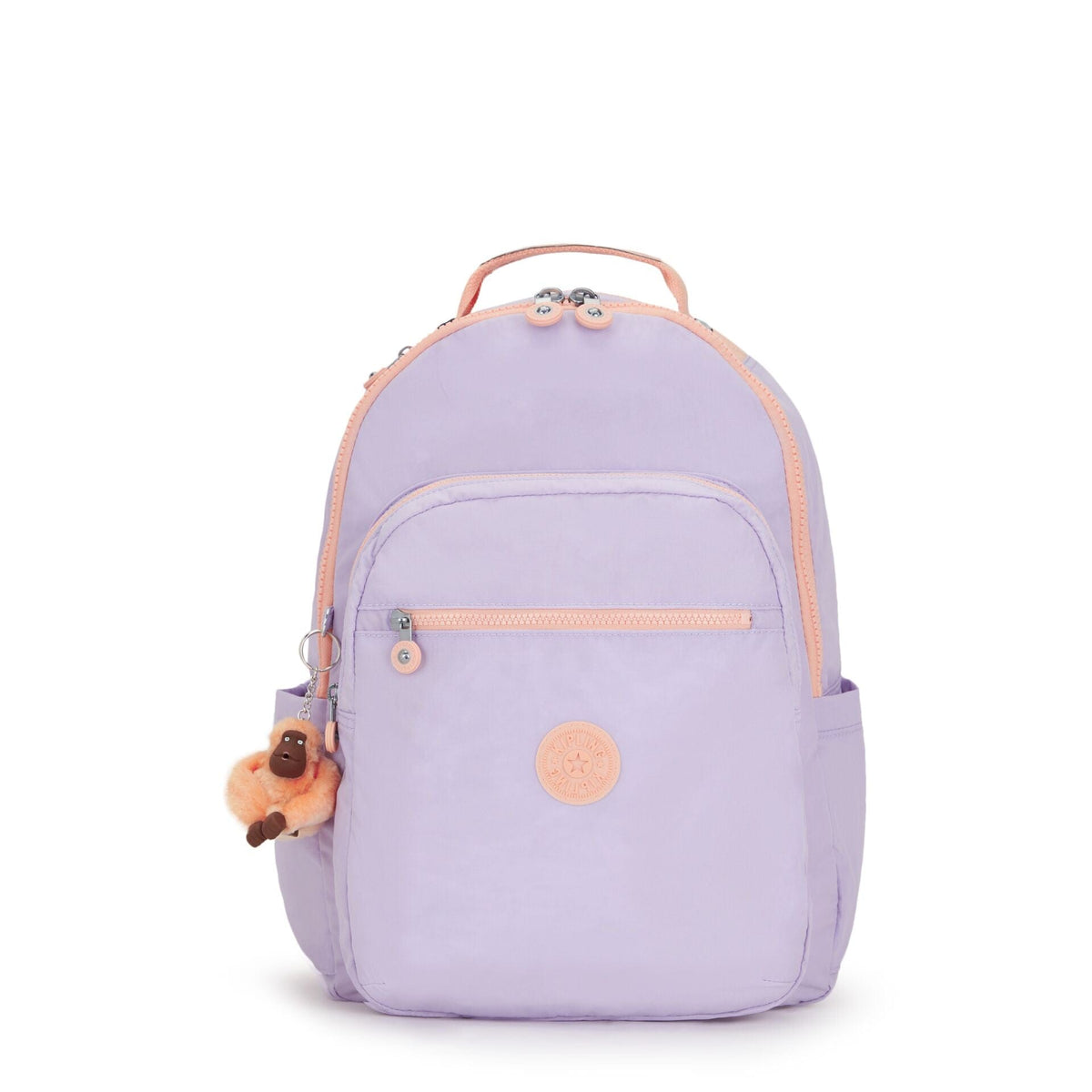 KIPLING-Seoul-Large Backpack with Padded Laptop Compartment-Endless Lila Combo-I5140-1PU