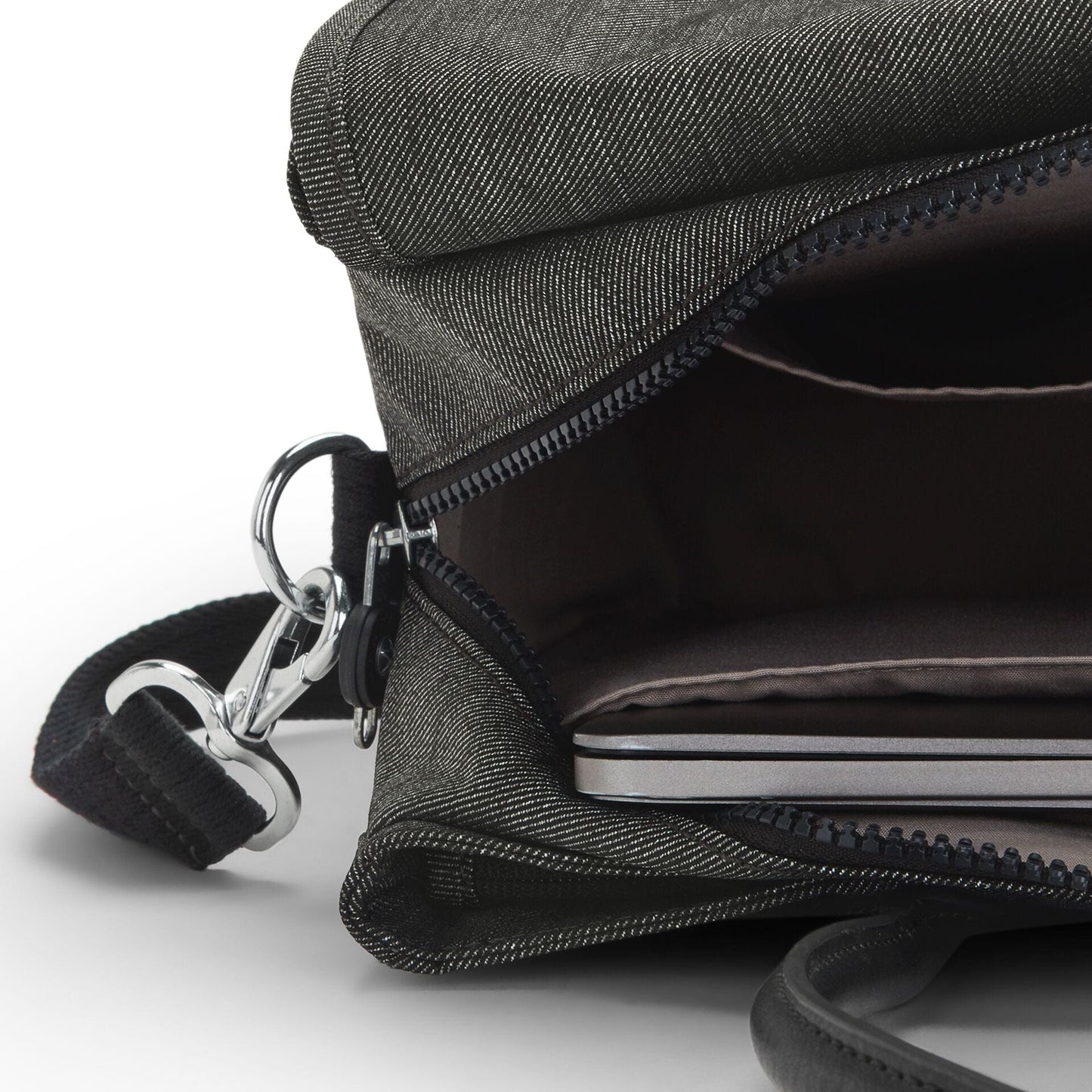 KIPLING-SUPERWORKER S-Small Working Bag (With Removable Shoulderstrap)-Black Peppery-I5158-78S