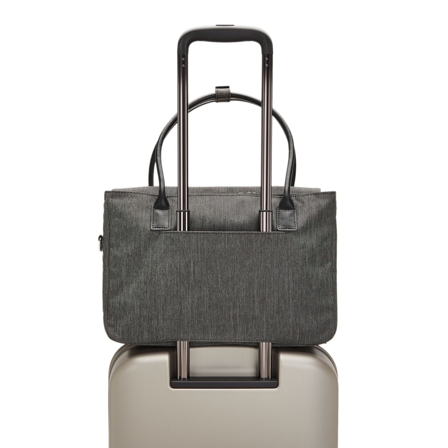 KIPLING-SUPERWORKER S-Small Working Bag (With Removable Shoulderstrap)-Black Peppery-I5158-78S