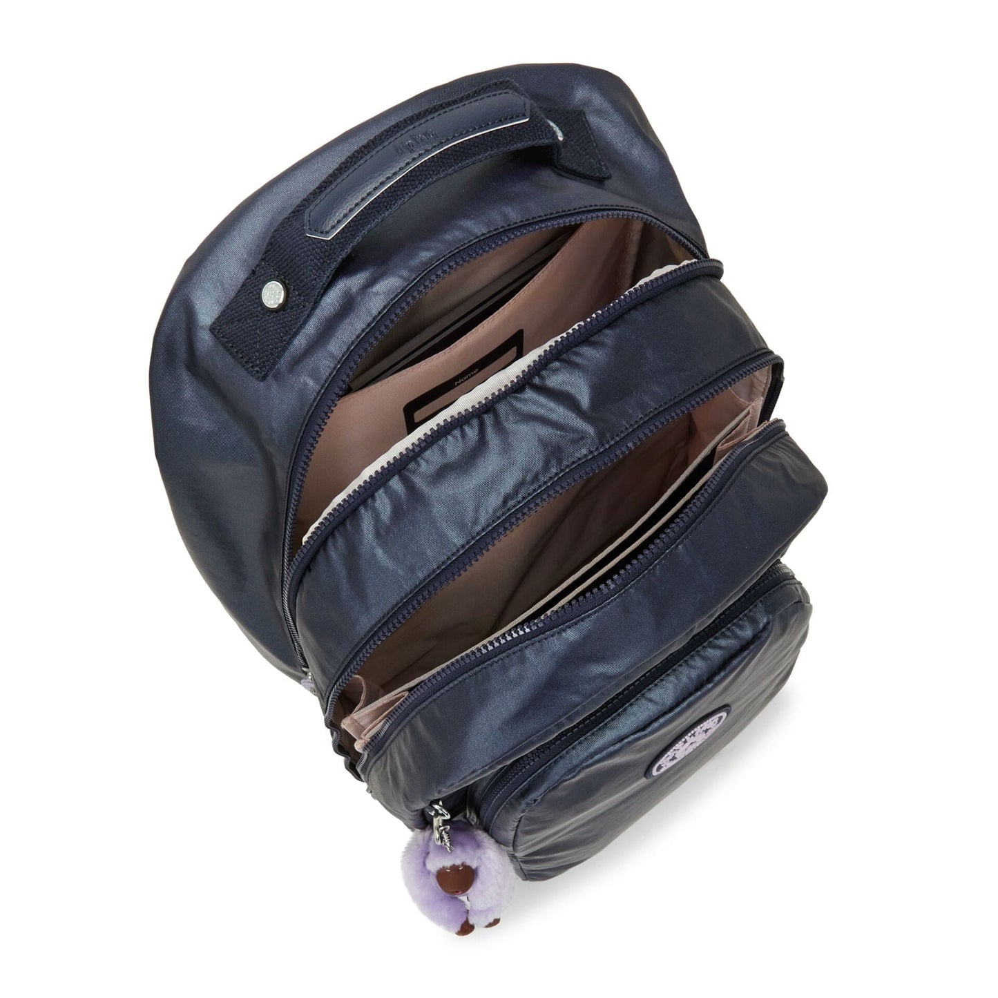 Kipling-Class Room-Large Backpack With Laptop Protection-Admiral Bl Metallic-I5213-7Sp