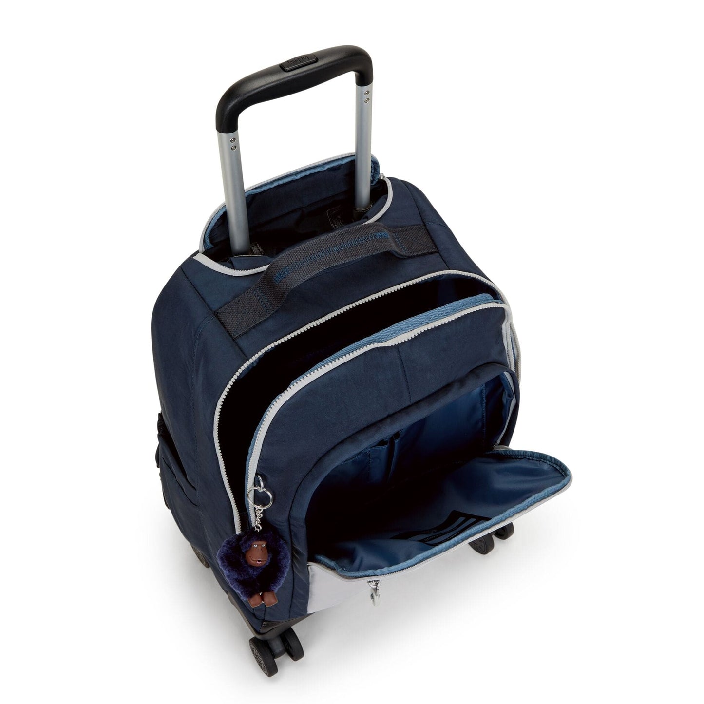 Kipling-New Zea-Large Wheeled Backpack (With Laptop Protection)-True Blue Grey-I5246-U84