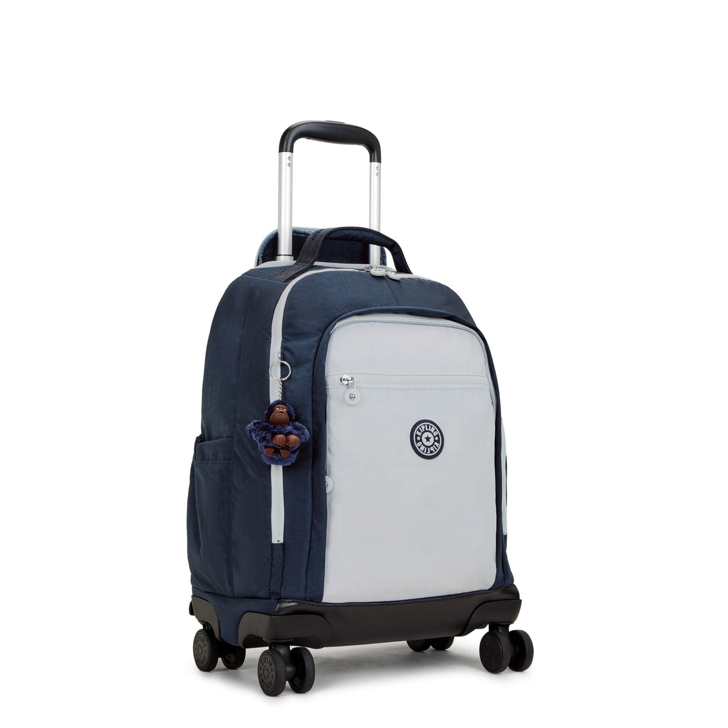 Kipling-New Zea-Large Wheeled Backpack (With Laptop Protection)-True Blue Grey-I5246-U84