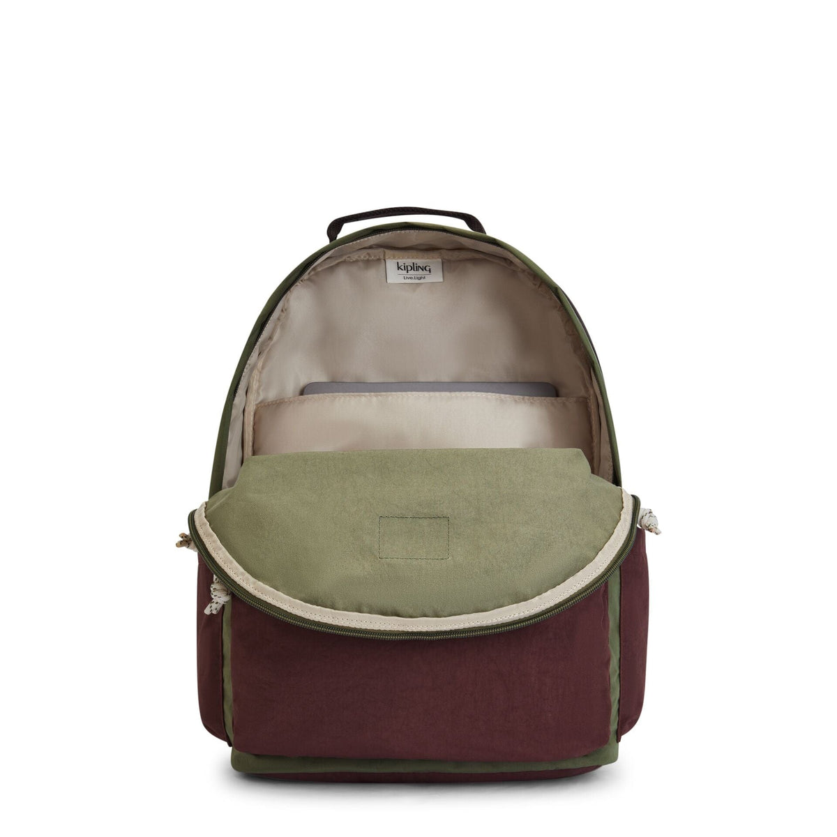 KIPLING-Damien L-Large backpack-Valley Moss Bl-I5285-75O