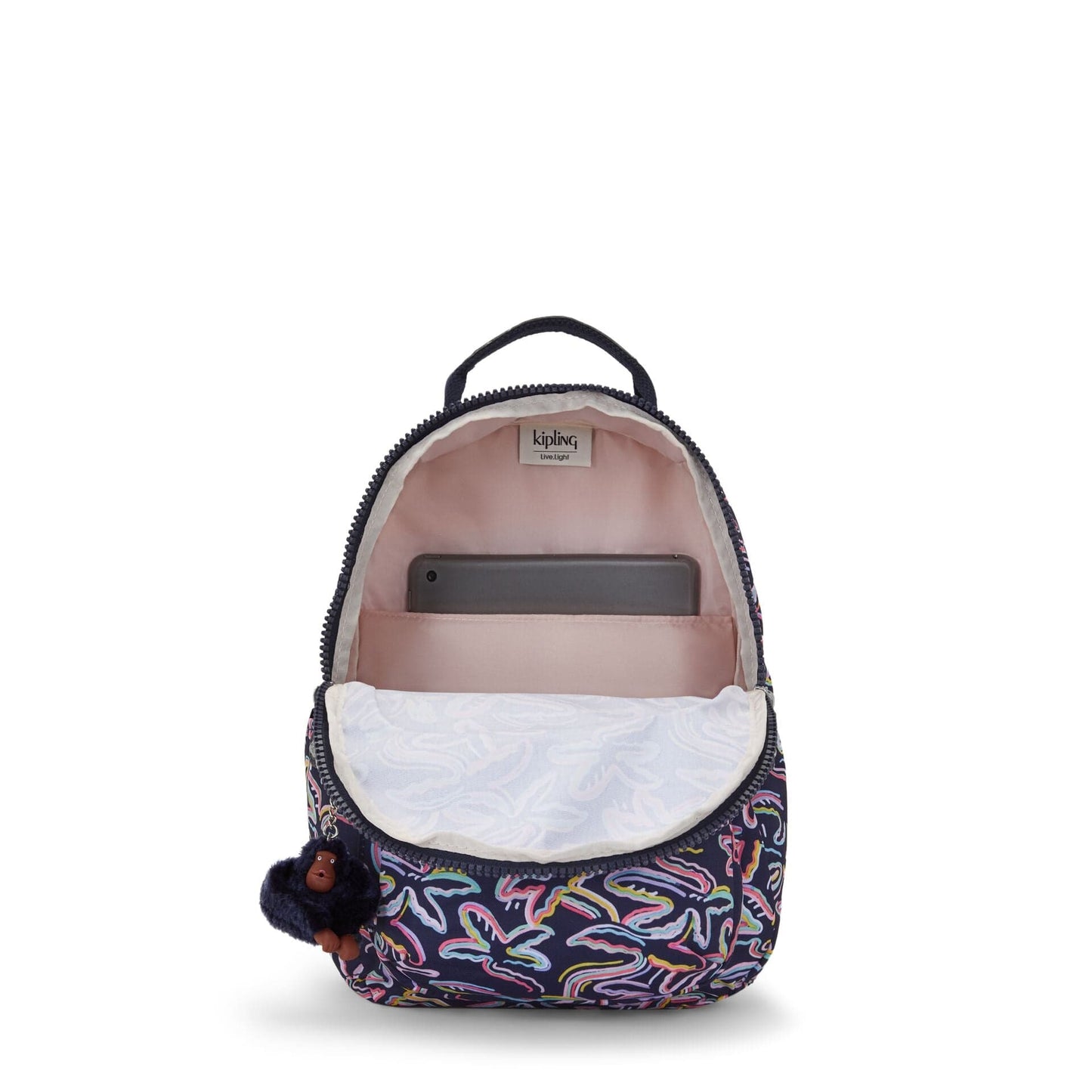 Kipling Seoul S Palm Fiesta Print Small Backpack C2I5357-3MC