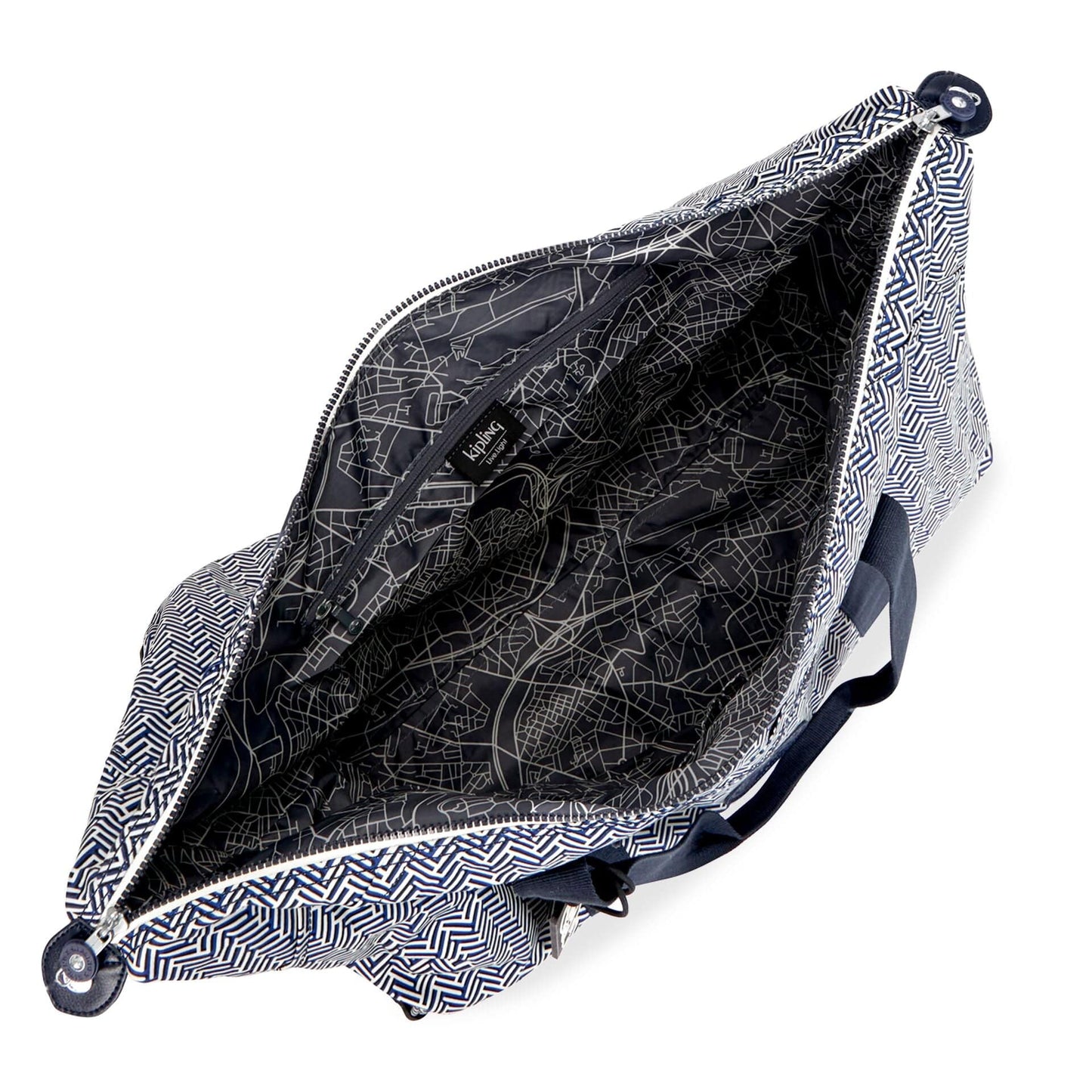 KIPLING-Art On Wheels M-Medium wheeled carry-on-Urban Chevron-I5462-V44