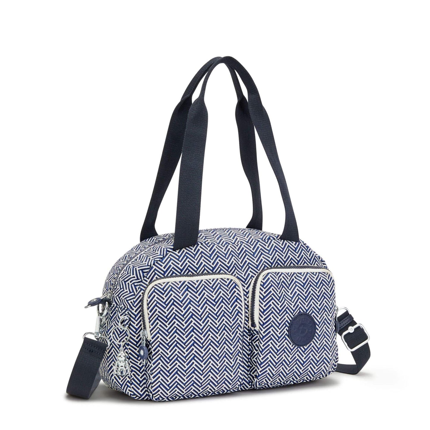 KIPLING-Cool Defea-Medium shoulderbag (with removable shoulderstrap)-Urban Chevron-I5479-V44