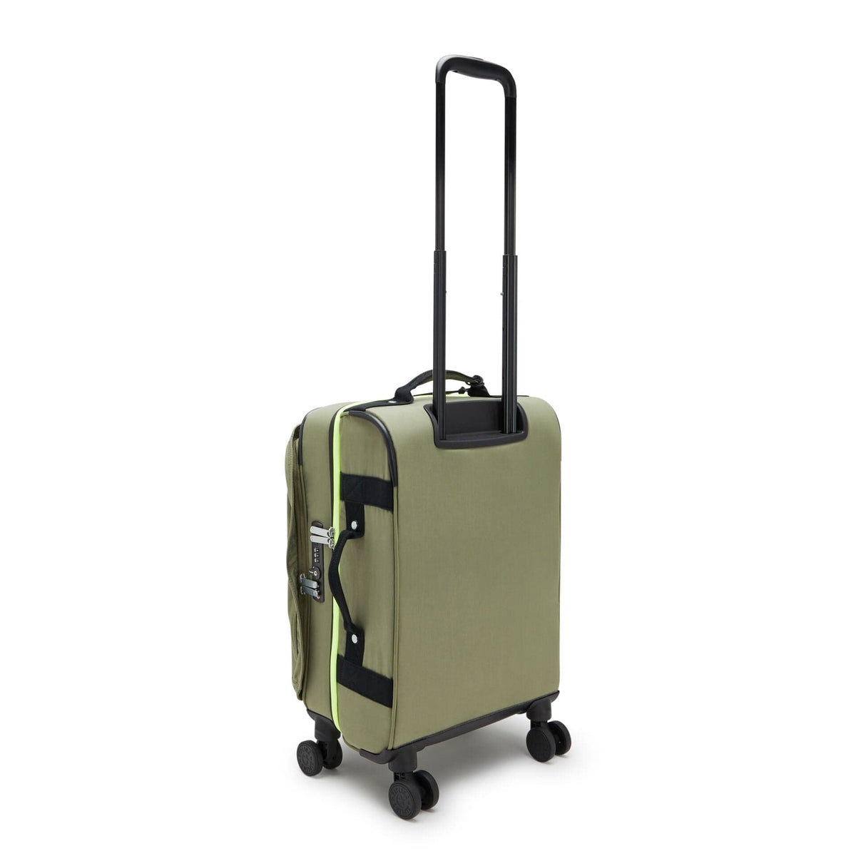 KIPLING-Spontaneous S-Small cabin size wheeled luggage-Strong Moss C-I5508-R75