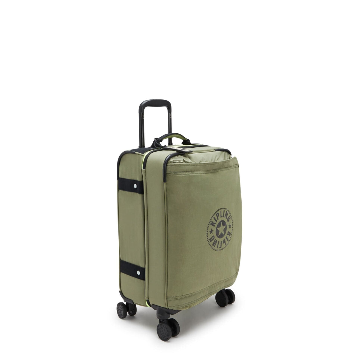 KIPLING-Spontaneous S-Small cabin size wheeled luggage-Strong Moss C-I5508-R75