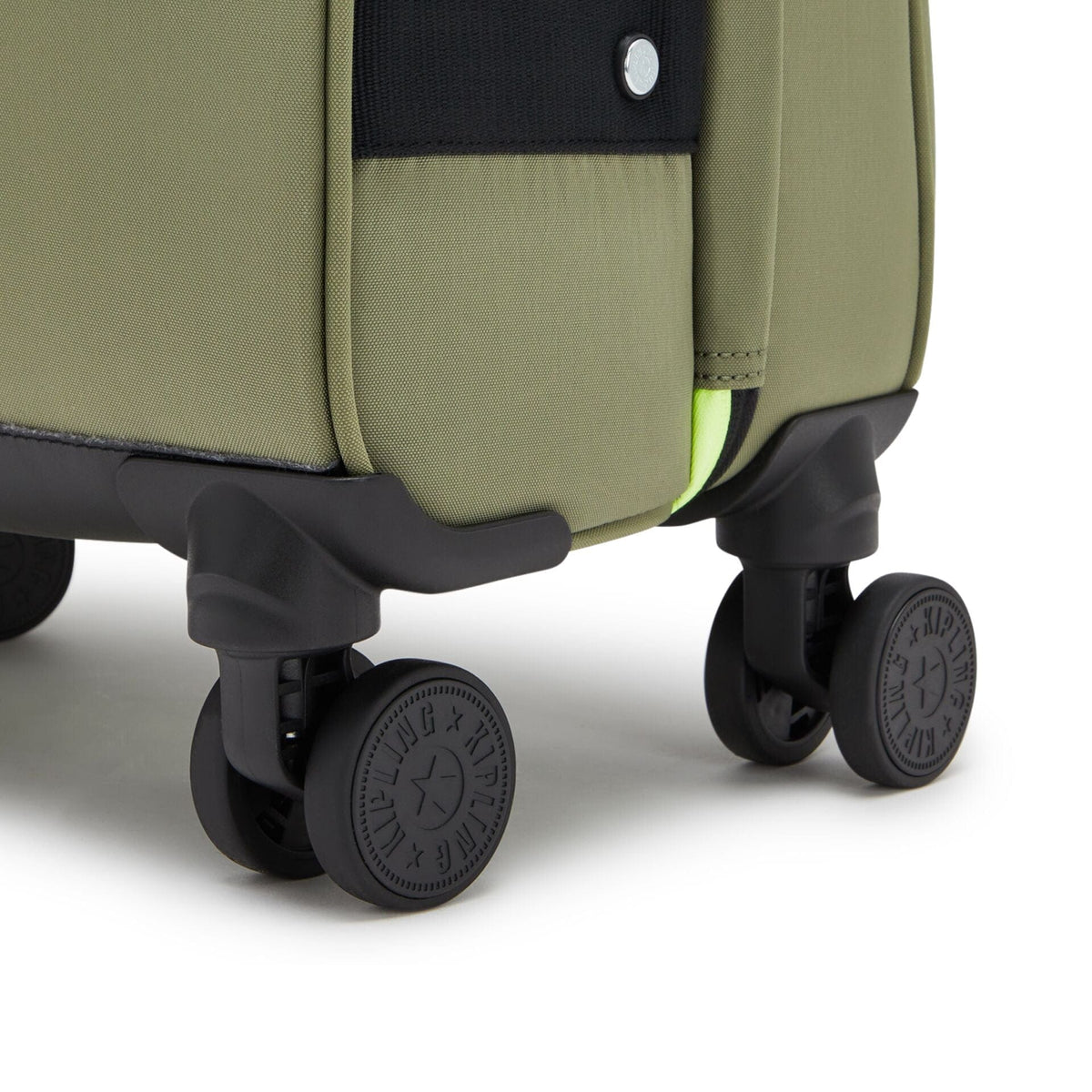 KIPLING-Spontaneous S-Small cabin size wheeled luggage-Strong Moss C-I5508-R75