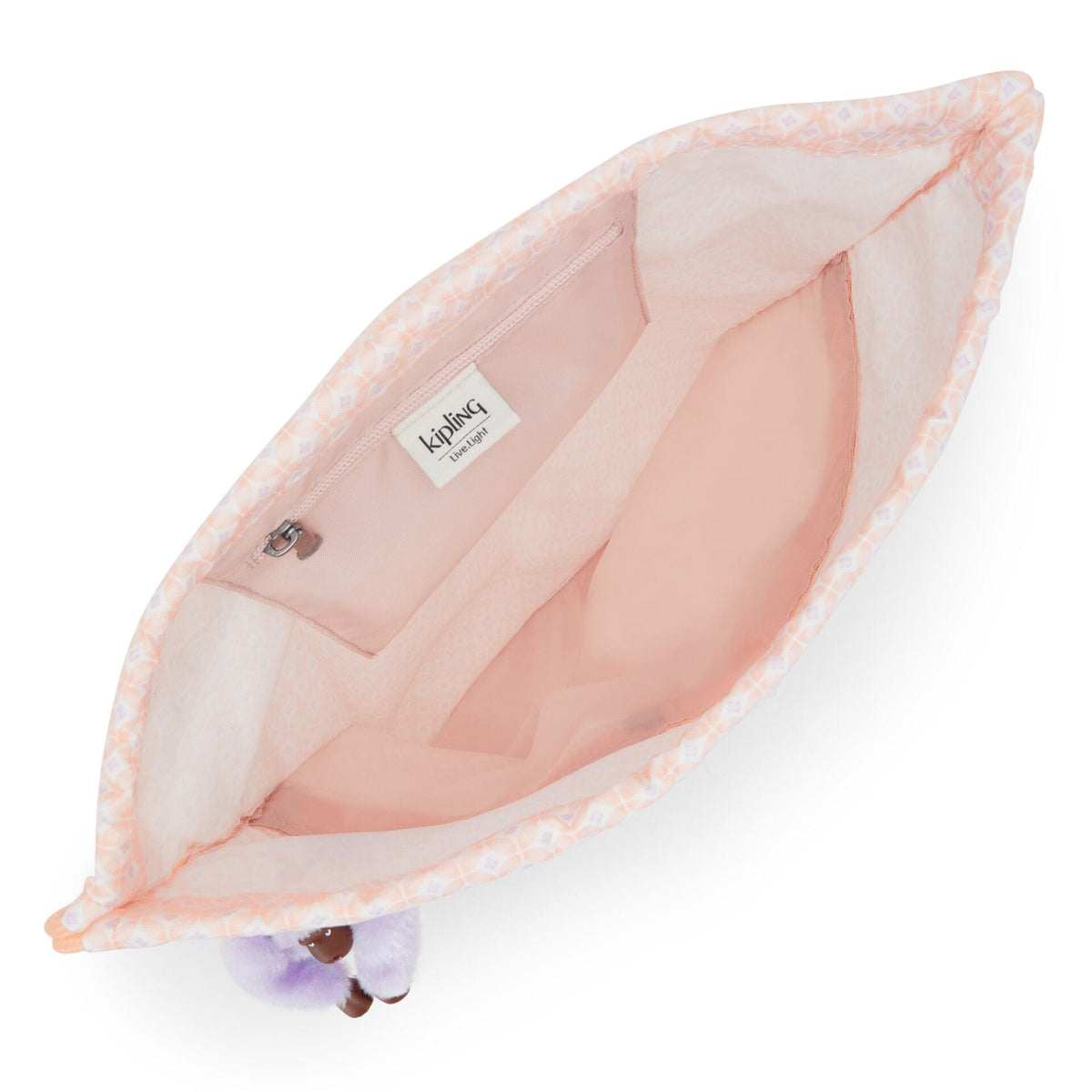 Kipling-Supertaboo-Medium Drawstring Bag-Girly Tile Prt-I5637-5Eh