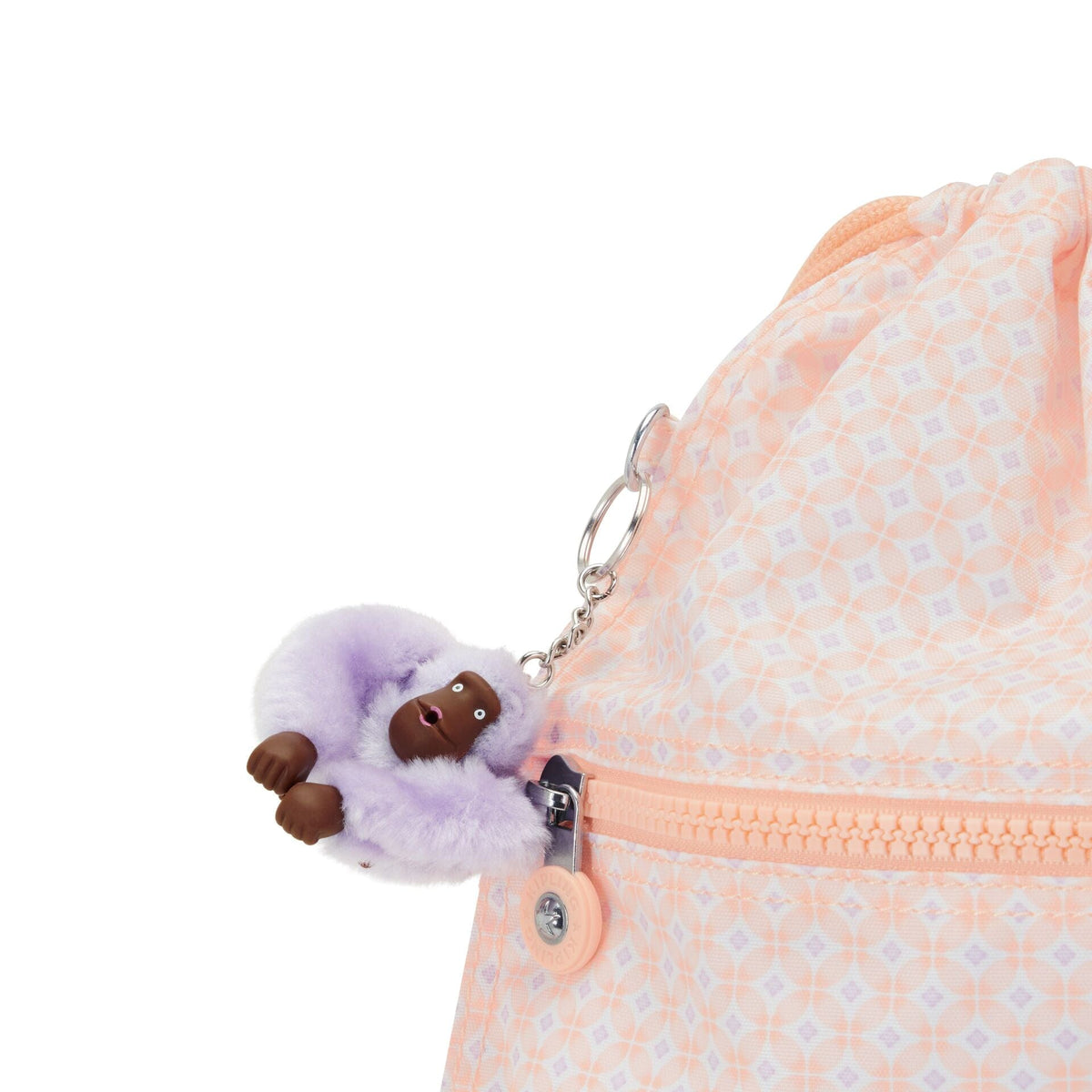 Kipling-Supertaboo-Medium Drawstring Bag-Girly Tile Prt-I5637-5Eh