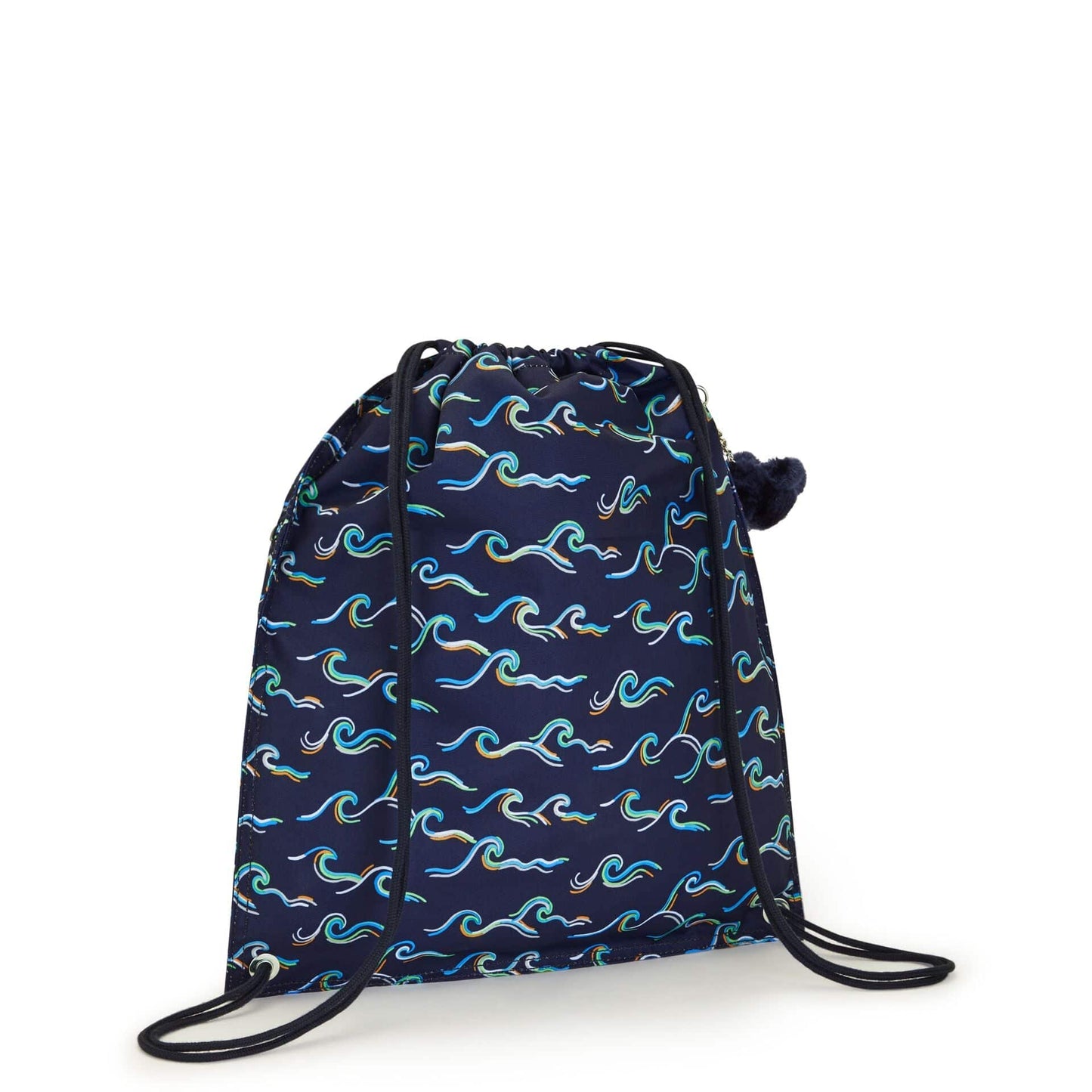 Kipling-Supertaboo-Medium Drawstring Bag-Fun Ocean Print-I5637-W92