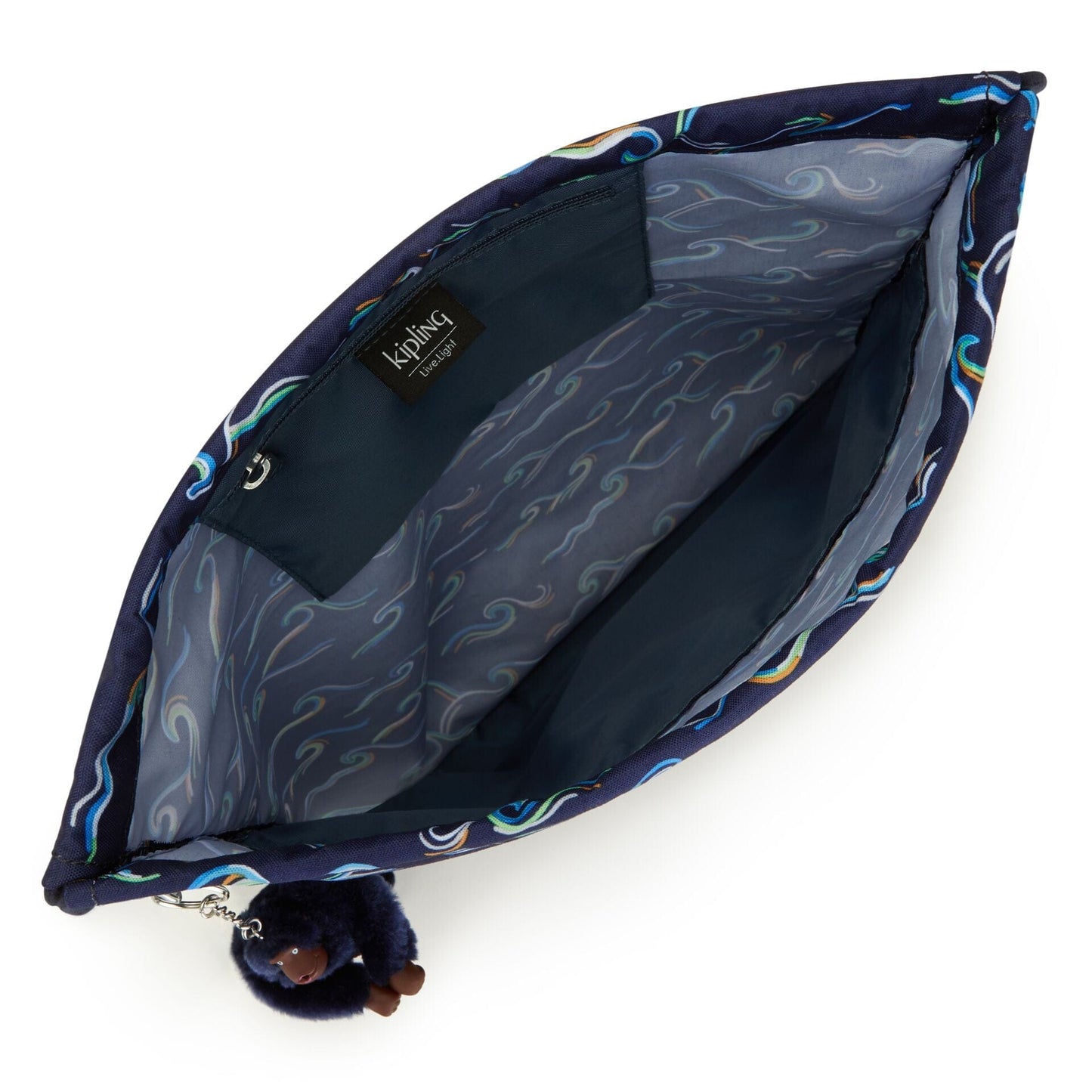 Kipling-Supertaboo-Medium Drawstring Bag-Fun Ocean Print-I5637-W92