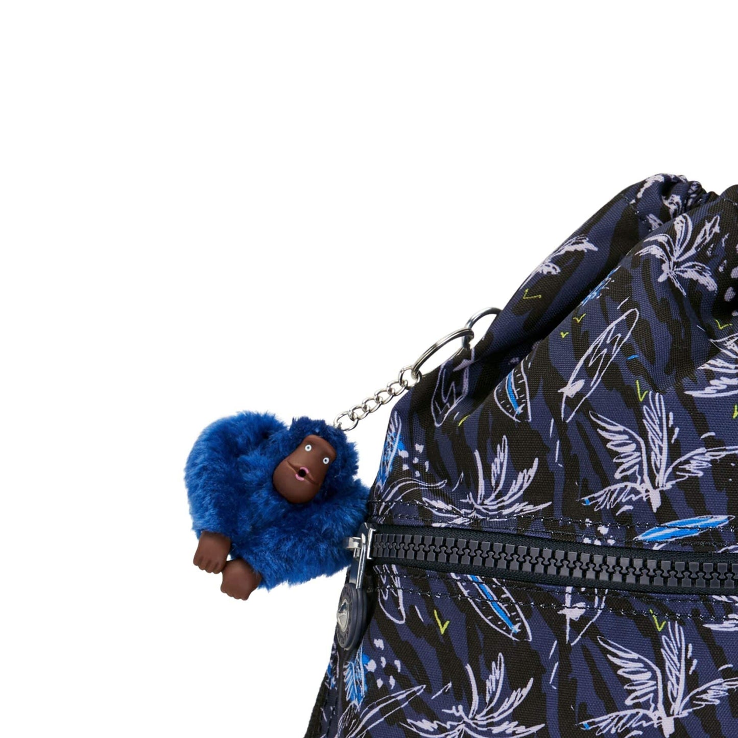 Kipling-Supertaboo-Medium Drawstring Bag-Surf Sea Print-I5637-Y70
