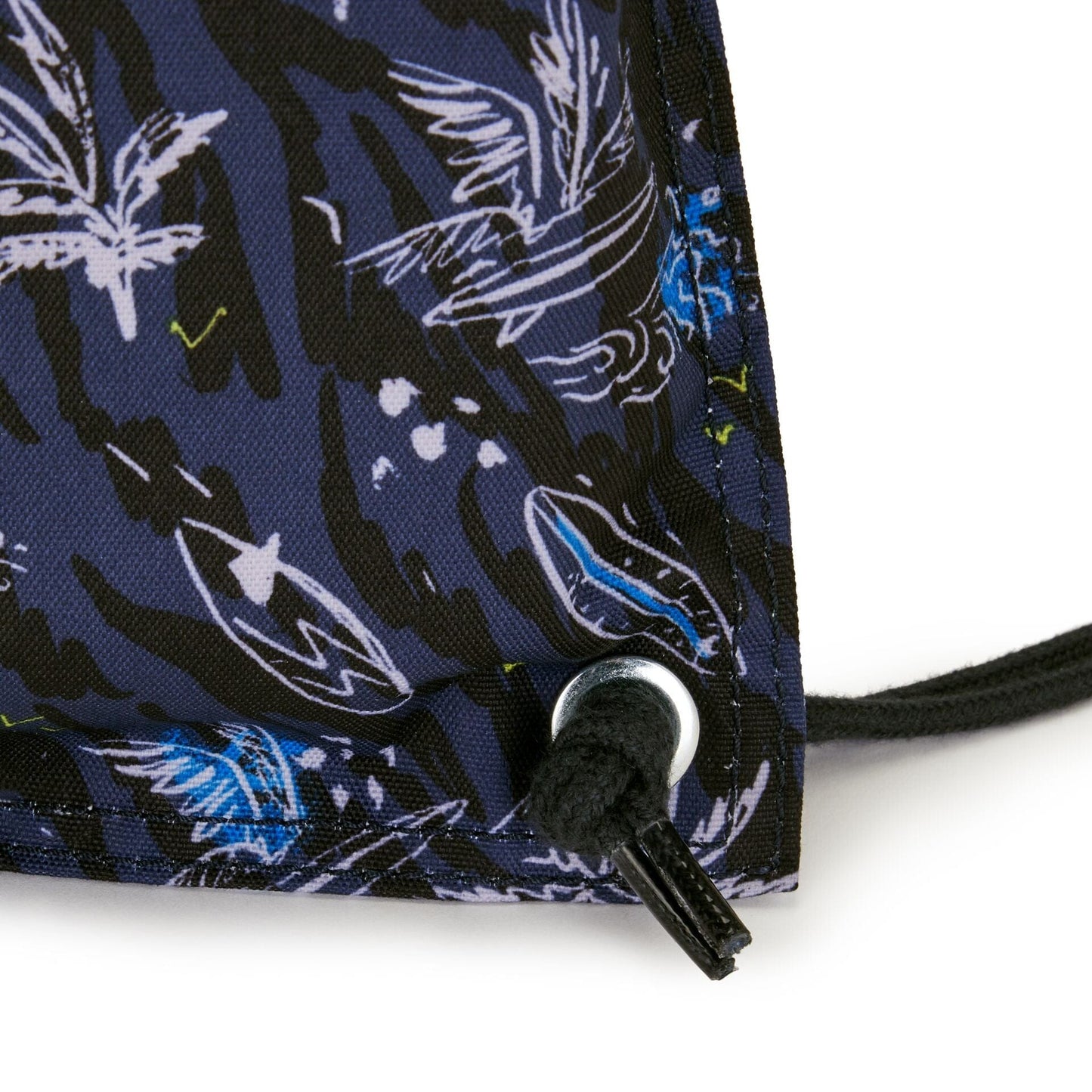 Kipling-Supertaboo-Medium Drawstring Bag-Surf Sea Print-I5637-Y70