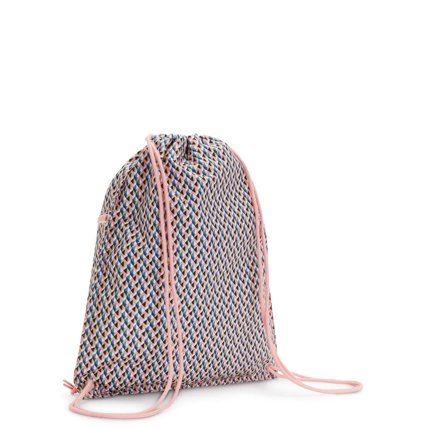 KIPLING-Supertaboo-Medium backpack (with drawstring)-Girly Geo-I5637-Z84
