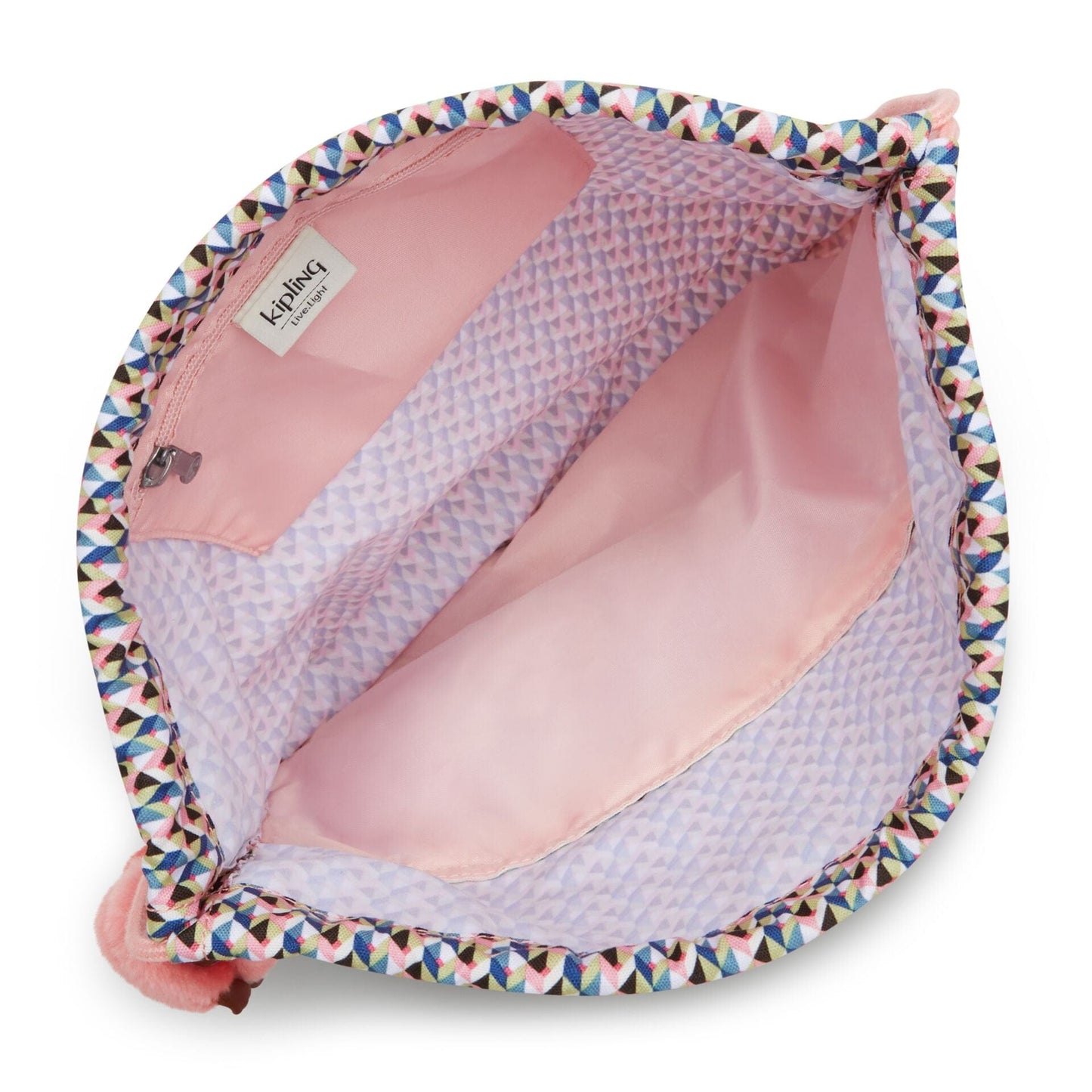KIPLING-Supertaboo-Medium backpack (with drawstring)-Girly Geo-I5637-Z84