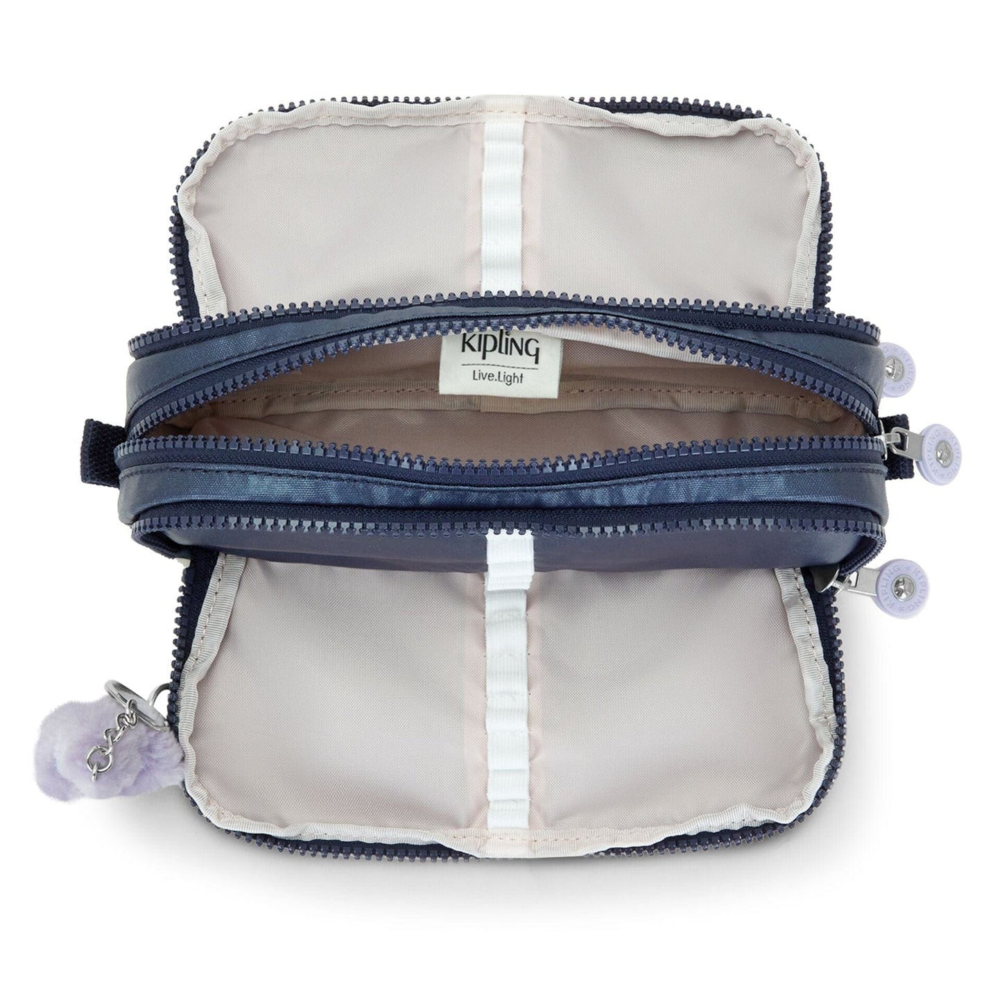 Kipling-Gitroy-Pen Case-Admiral Bl Metallic-I5702-7Sp