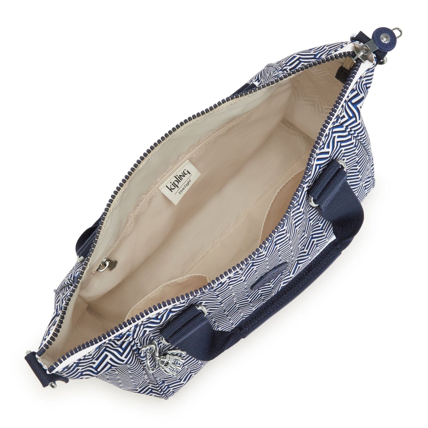 KIPLING-Amiel-Medium handbag (with removable shoulderstrap)-Urban Chevron-I5733-V44